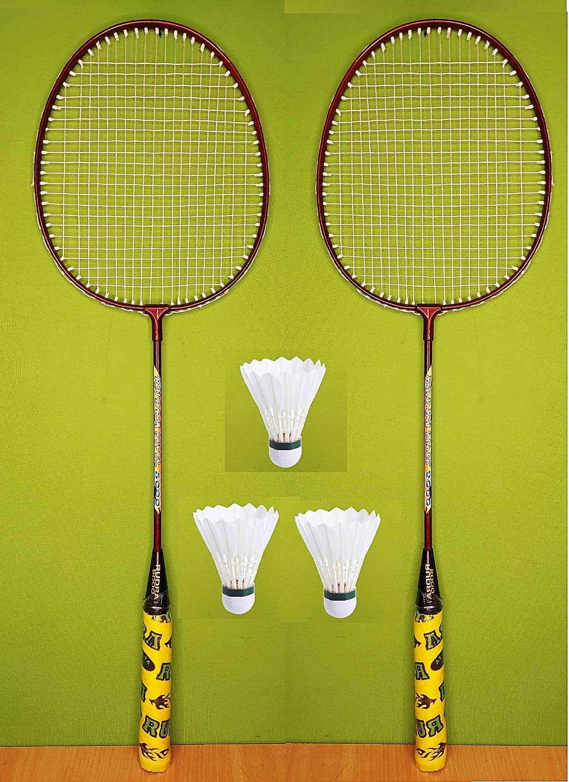 PMG Aluminum Badminton Racket Set of 2 with 3 Feather shuttles Amazon (B0BC4HLY2G) Amazon Price History, Amazon Price Tracker