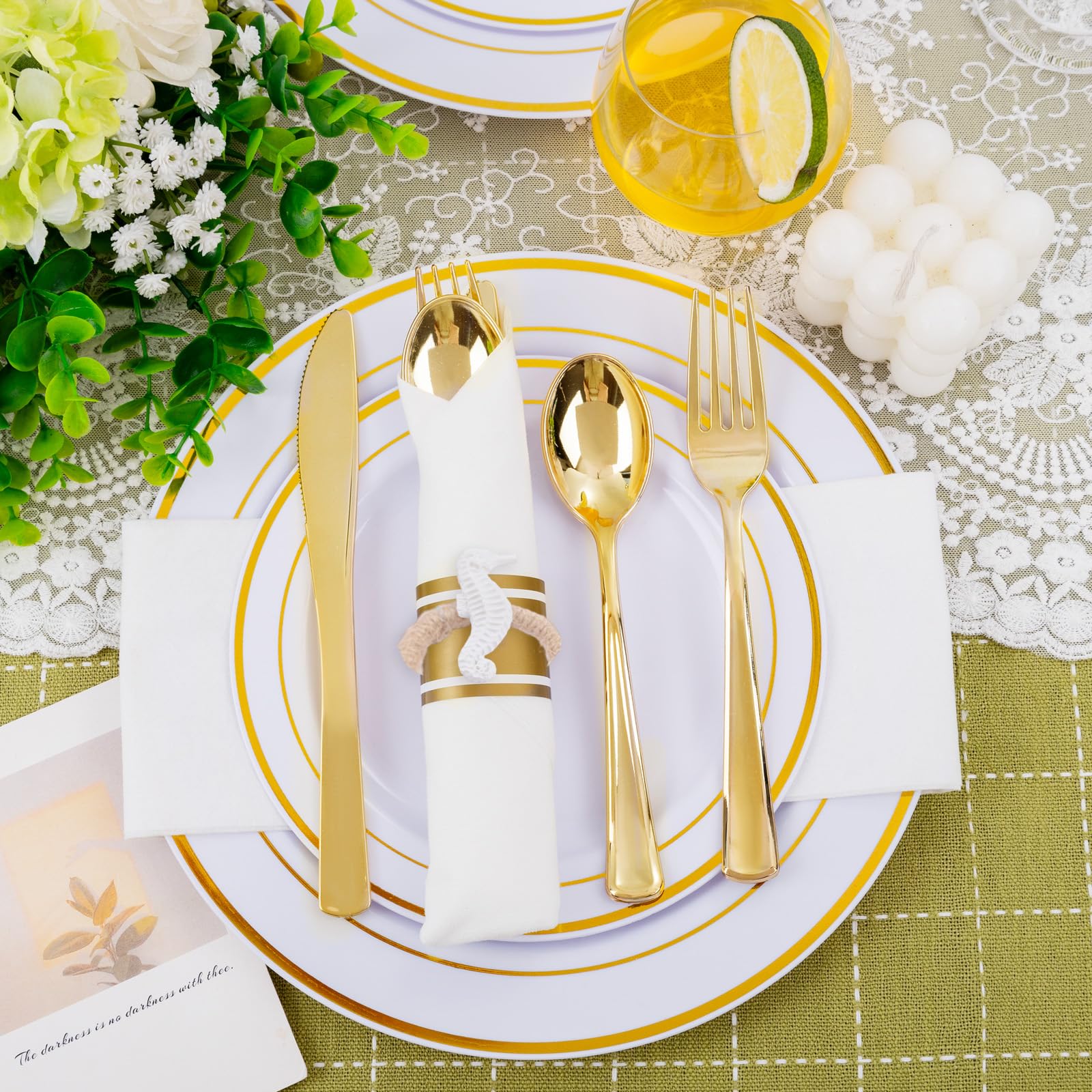 Coastal Seestern Serviettenring, 12 Stück, Seestern, Seepferdchen, Muschel, Anker, Serviettenringhalter für Bastelarbeiten, Tischparty, Bankett, Hochzeit, Strandtuch, Dekoration