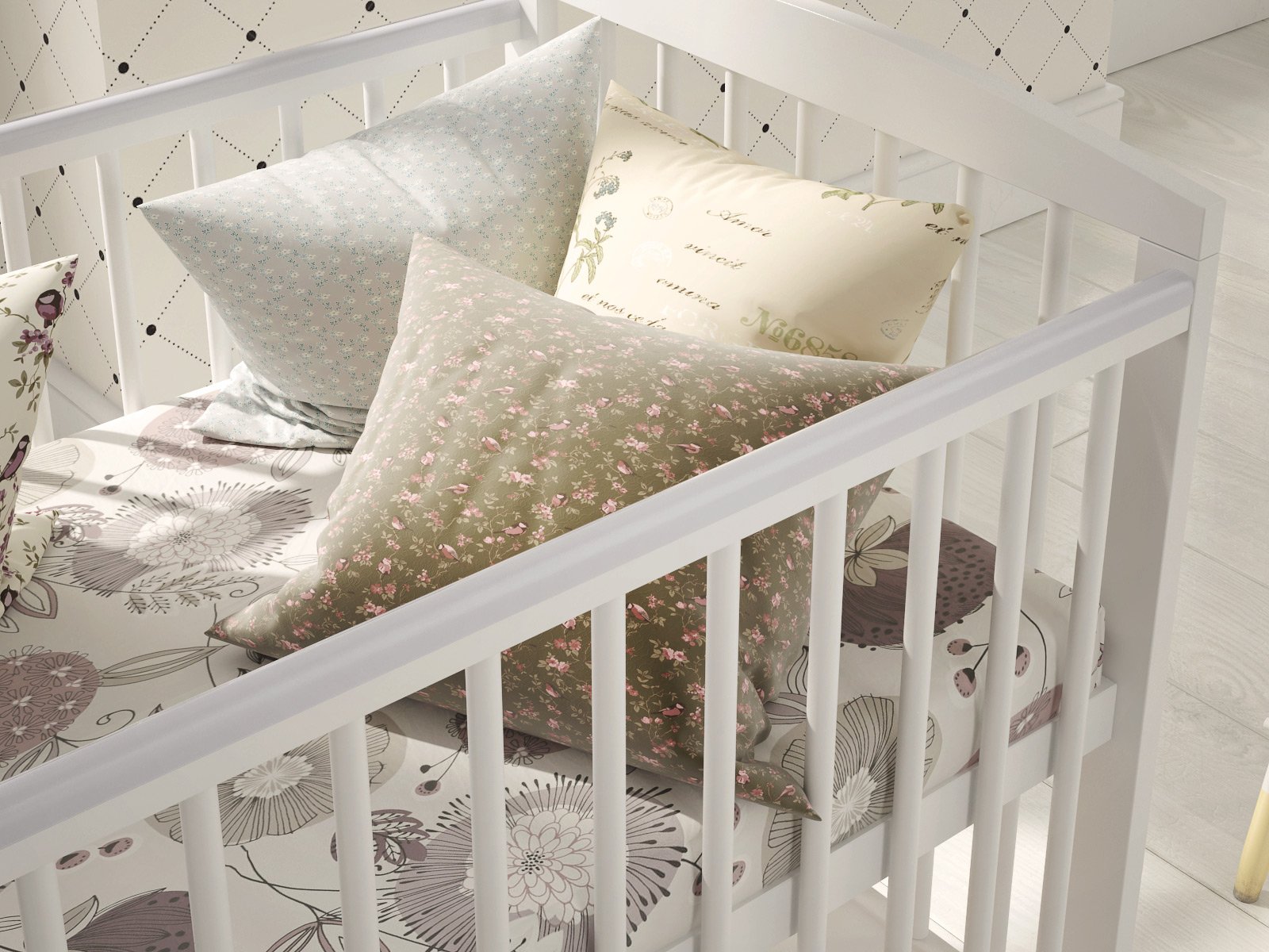 Lettino Bambini In Legno Bianco Con Cassetto - 3 Altezze Regolabili + Materasso Aloe Vera - Foto 6