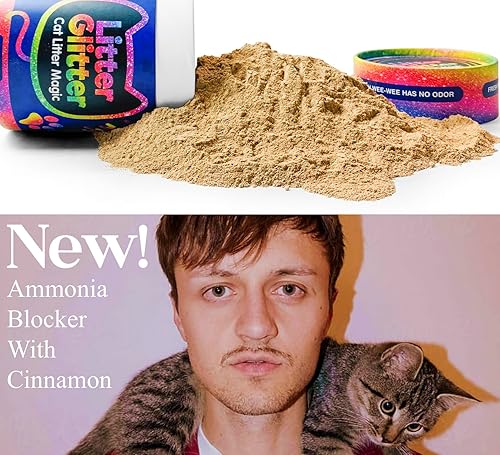Miniatura 5 de Bloqueador de orina de amoníaco y calmante para gatos, aditivo desodorante mágico para arena para gatos
