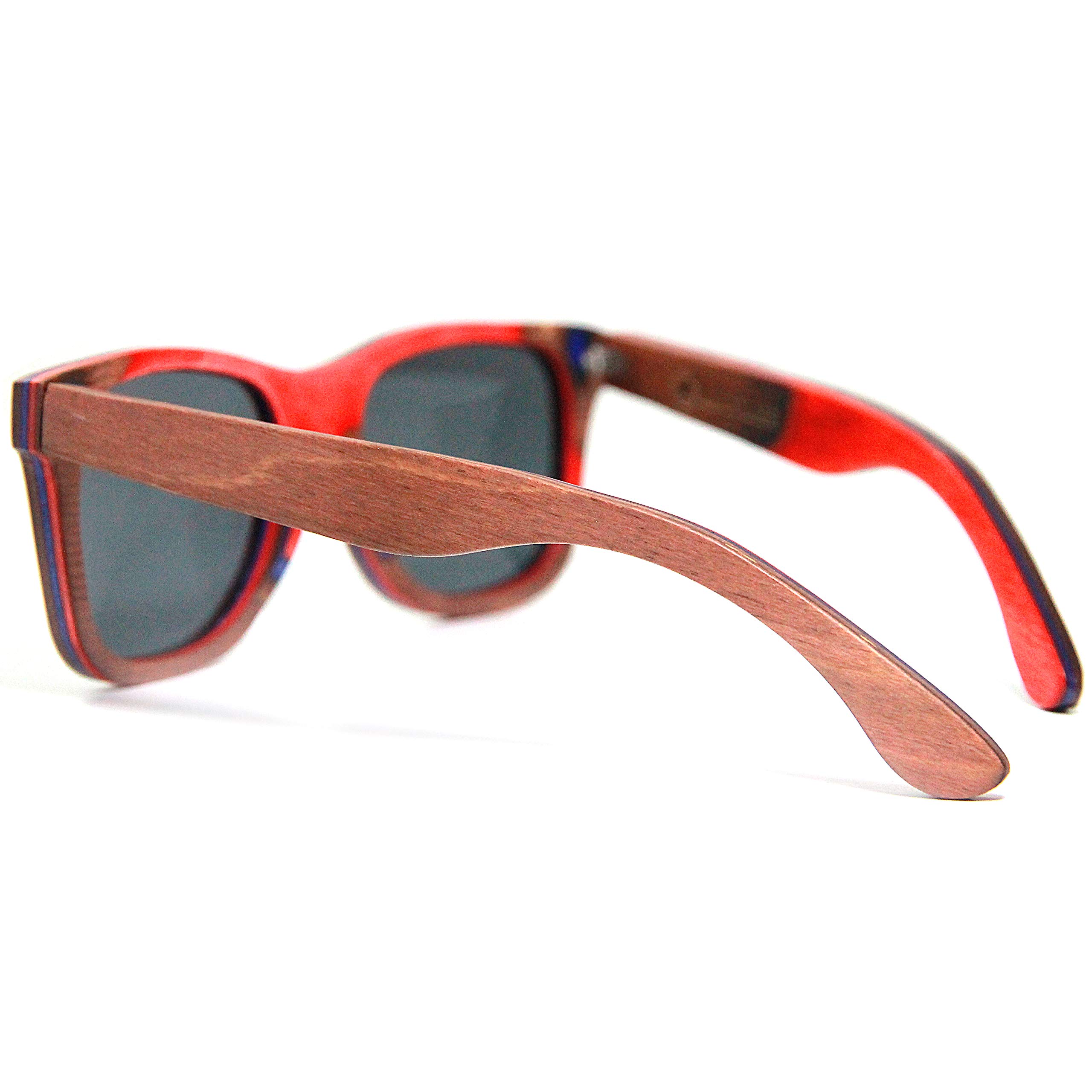 Sonnenbrille aus Holz für Männer und Frauen. Aus 100% Ahornholz