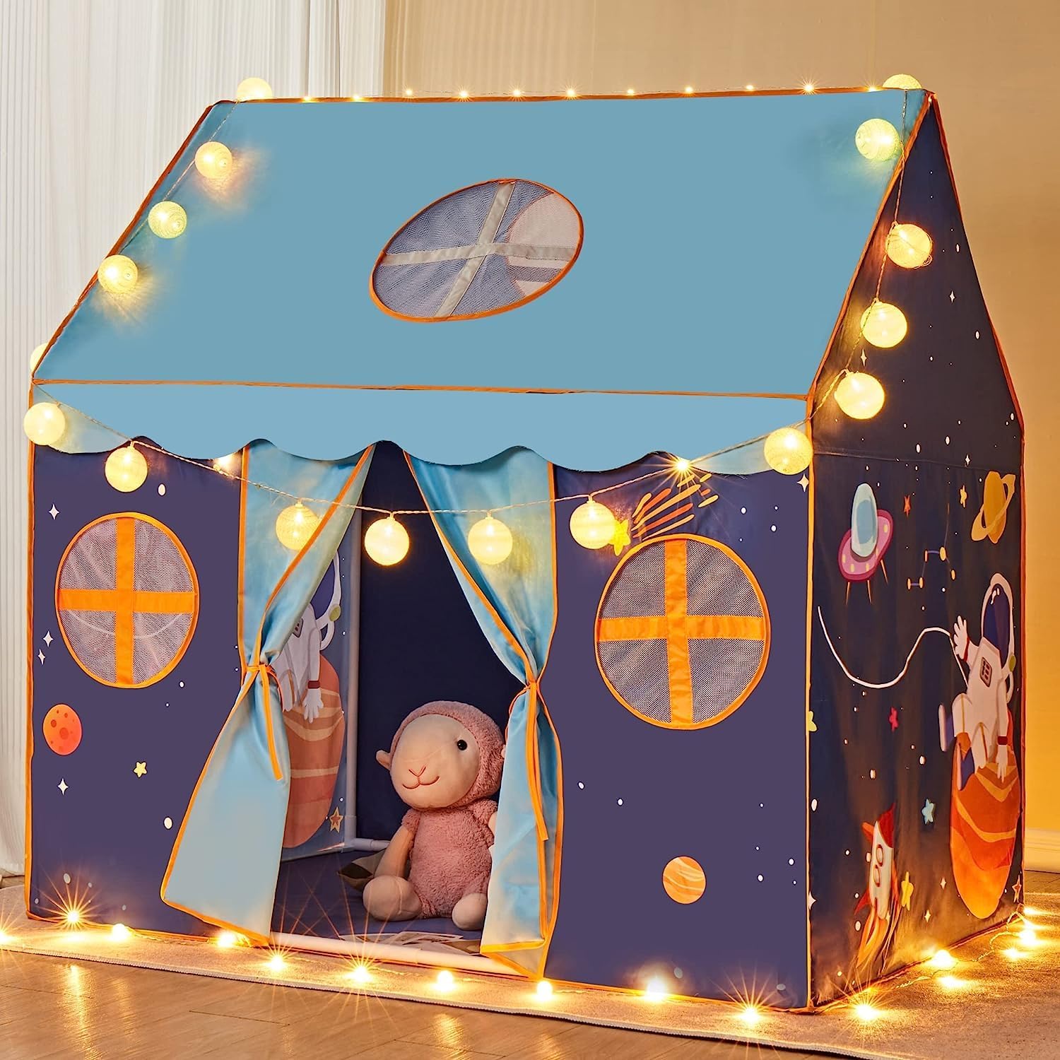 GuruKrupa International, Light Weight Indoor and Outdoor Space Theme Kids Play Tent House for 10 Year Old Girls and Boys (Universe) (B0CMXRVXG2) Amazon Price History, Amazon Price Tracker