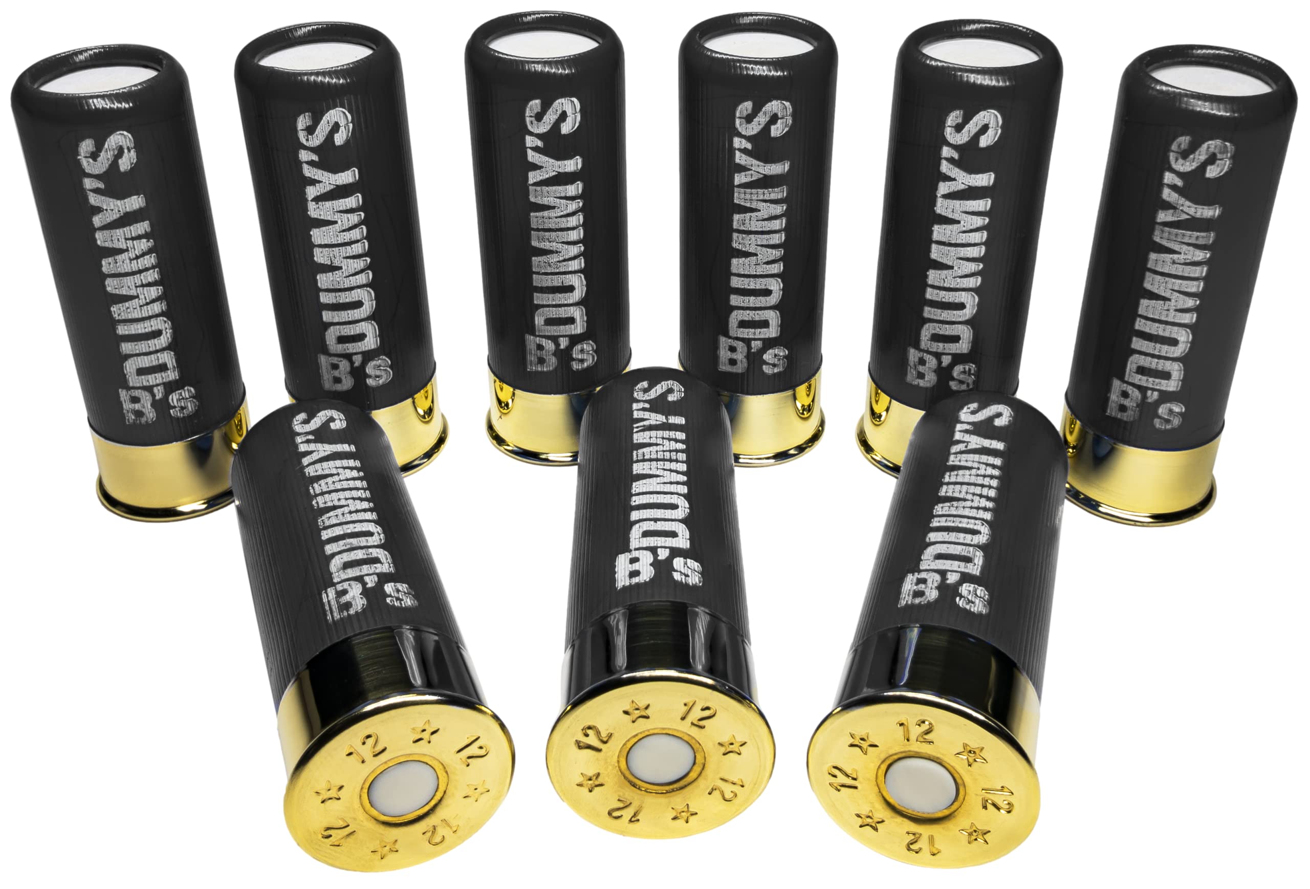 B-Unique Enterprises, Inc. B's Dry Fire Snap Caps - Dummy 12 Gauge Training Caps (12 Ga Black 2 ¾”)