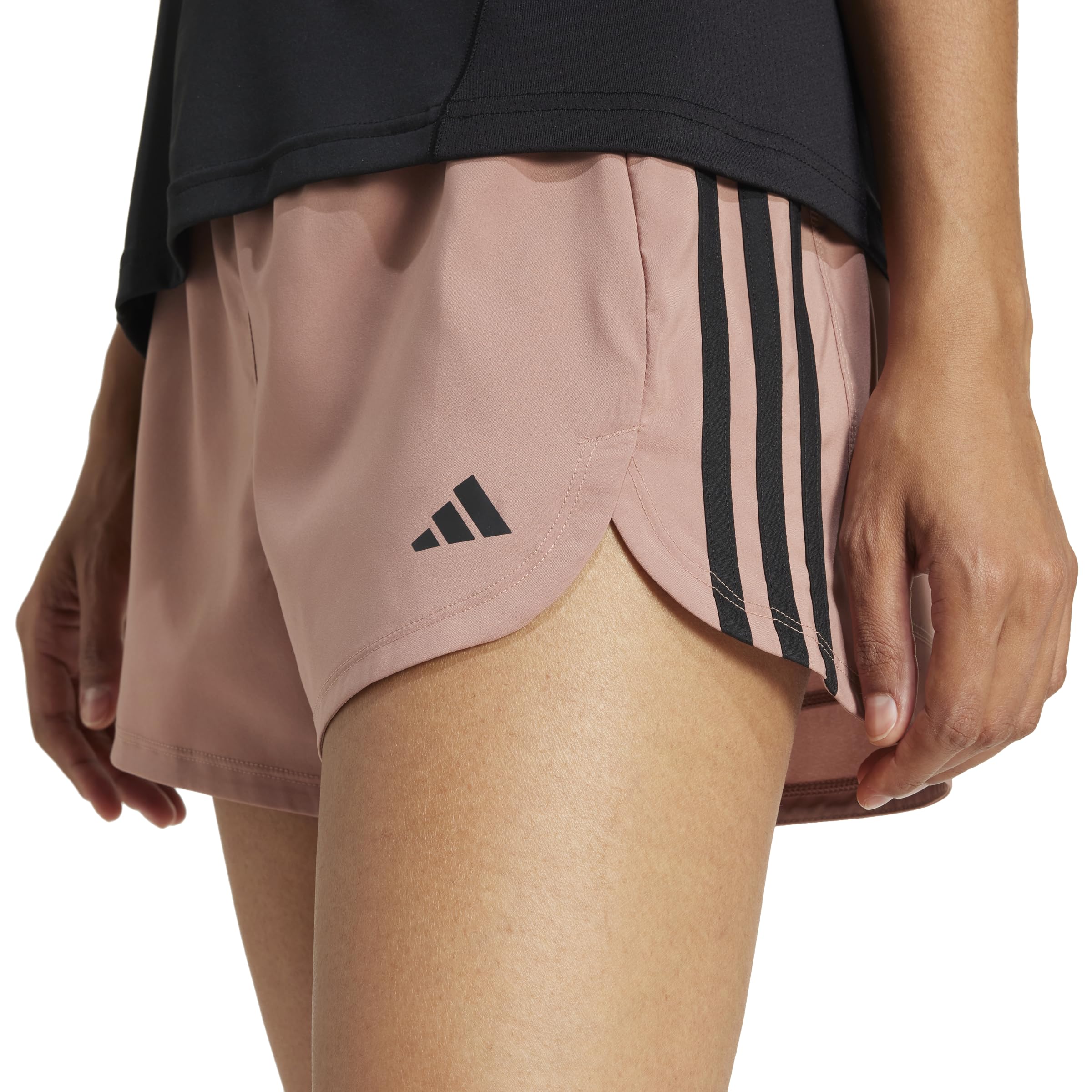 adidas Mujer Pacer 3-Stripes Training Woven Shorts