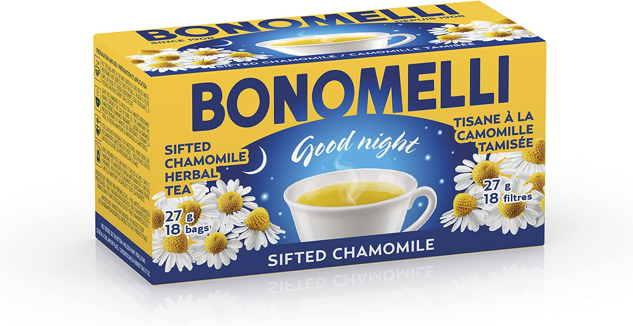 Bonomelli Chamomilla Tea, 18 Packets