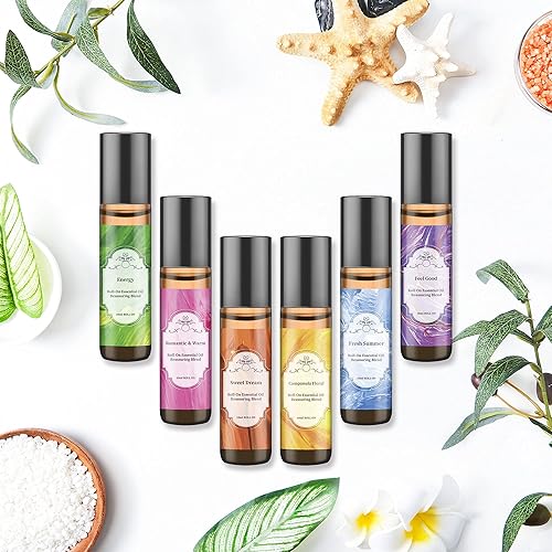 Miniatura 6 de duo-nattern Mezcla de aceites esenciales románticos y cálidos, aceites esenciales puros, prediluidos, mezcla de aceites esenciales de aromaterapia