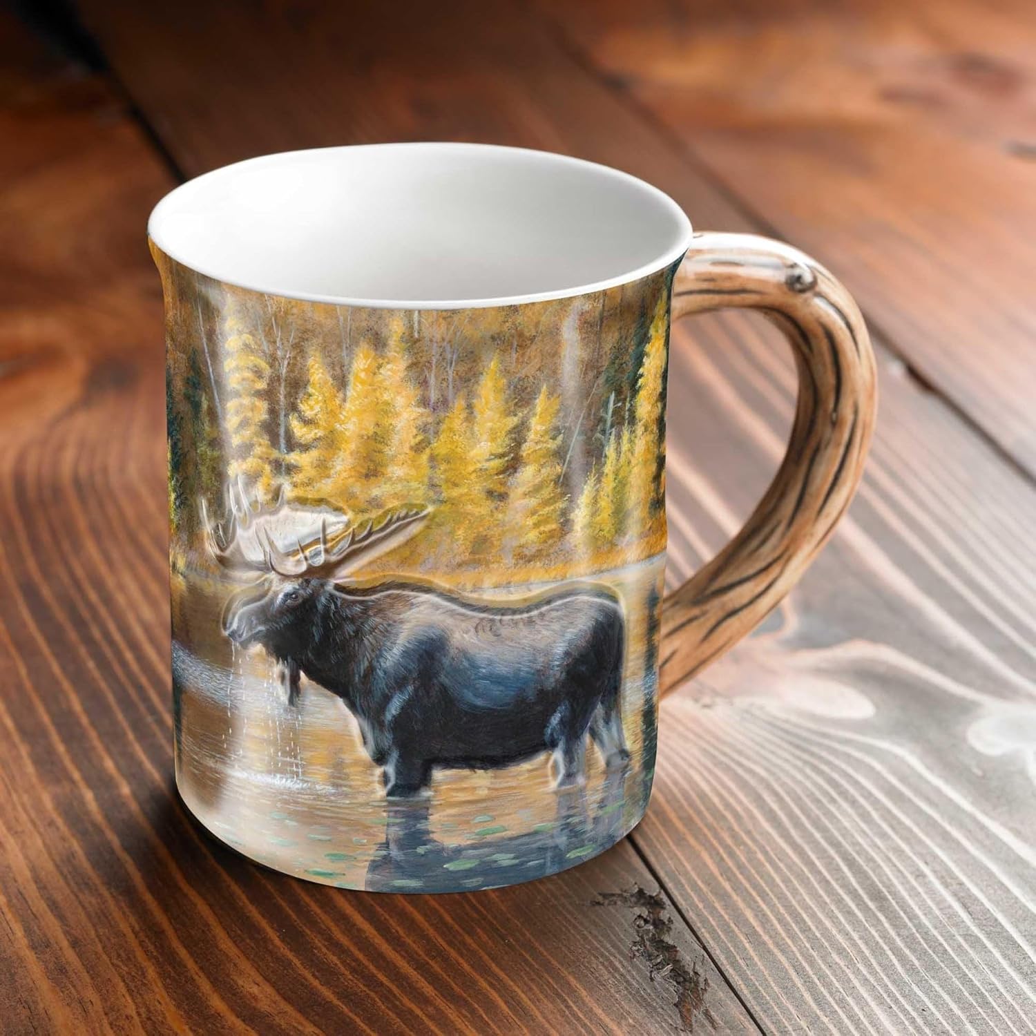 Wild Wings Mug by Rosemary Millette (Moose)