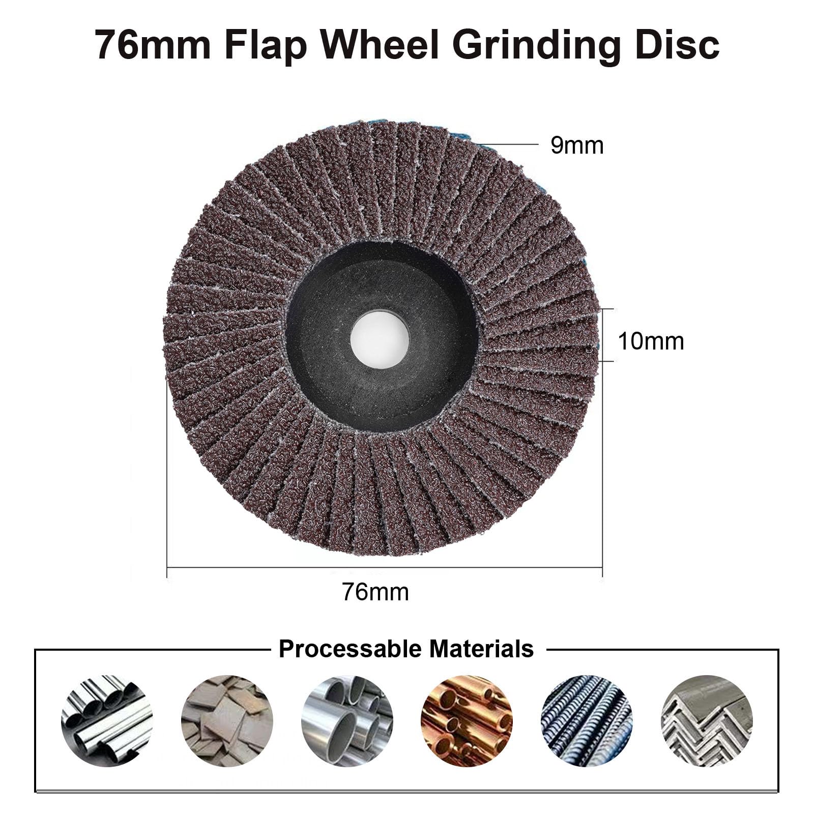 Zestaw 23 tarcz tnących 75 mm, tarcze szlifierskie, szlifierki kątowe z brzeszczotami do piły tarczowej HSS, otwór Ø 10 mm, szlifowanie, polerowanie, metal, drewno, tworzywo sztuczne