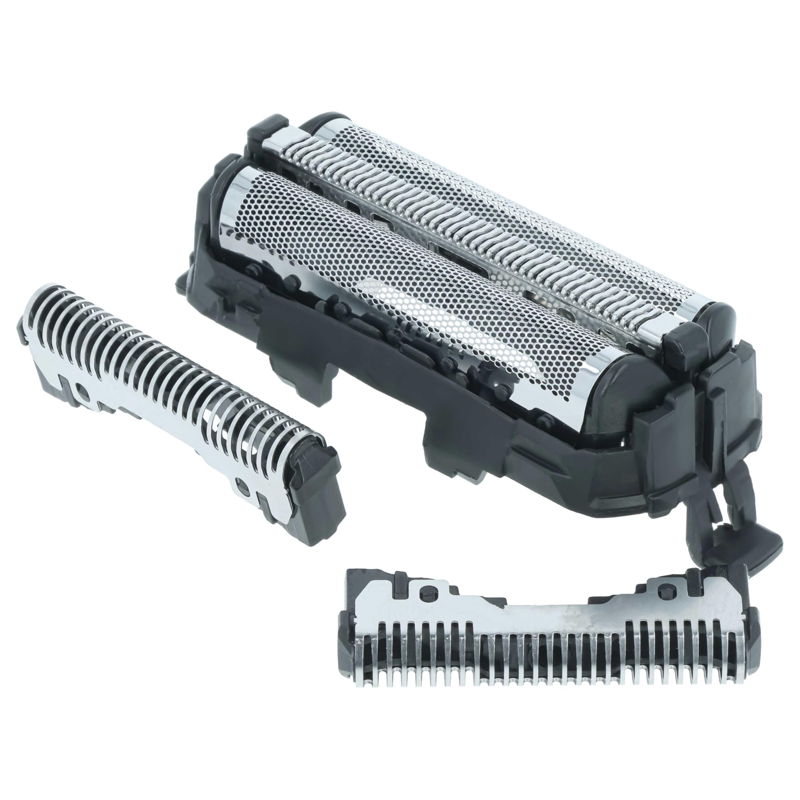 vhbw 1x Scherfolie, 3x Klinge kompatibel mit Panasonic ES-ST37, ES-ST25, ES-SL41 Rasierer Schwarz