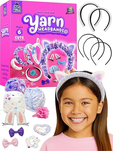 Miniatura 33 de PURPLE LADYBUG Kit de diadema de sirena, regalos de sirena para niñas de 4 a 6 años, juguetes y manualidades para niñas de 6 a 8 años, regalo