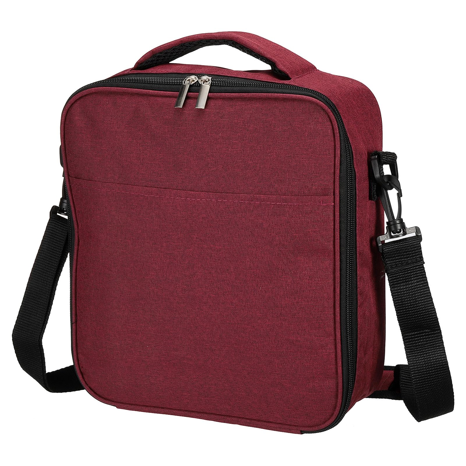Sac à déjeuner isotherme en tissu Oxford imperméable, sac fourre-tout thermique portable, boîte à déjeuner, récipient alimentaire pour le travail, le bureau, le pique-nique en plein air, 26,7 x 8,5