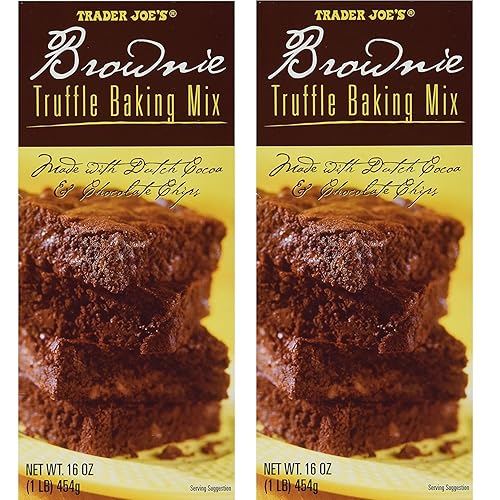 Trader Joe's - Mezcla para hornear con trufa Brownie (paquete de 2)