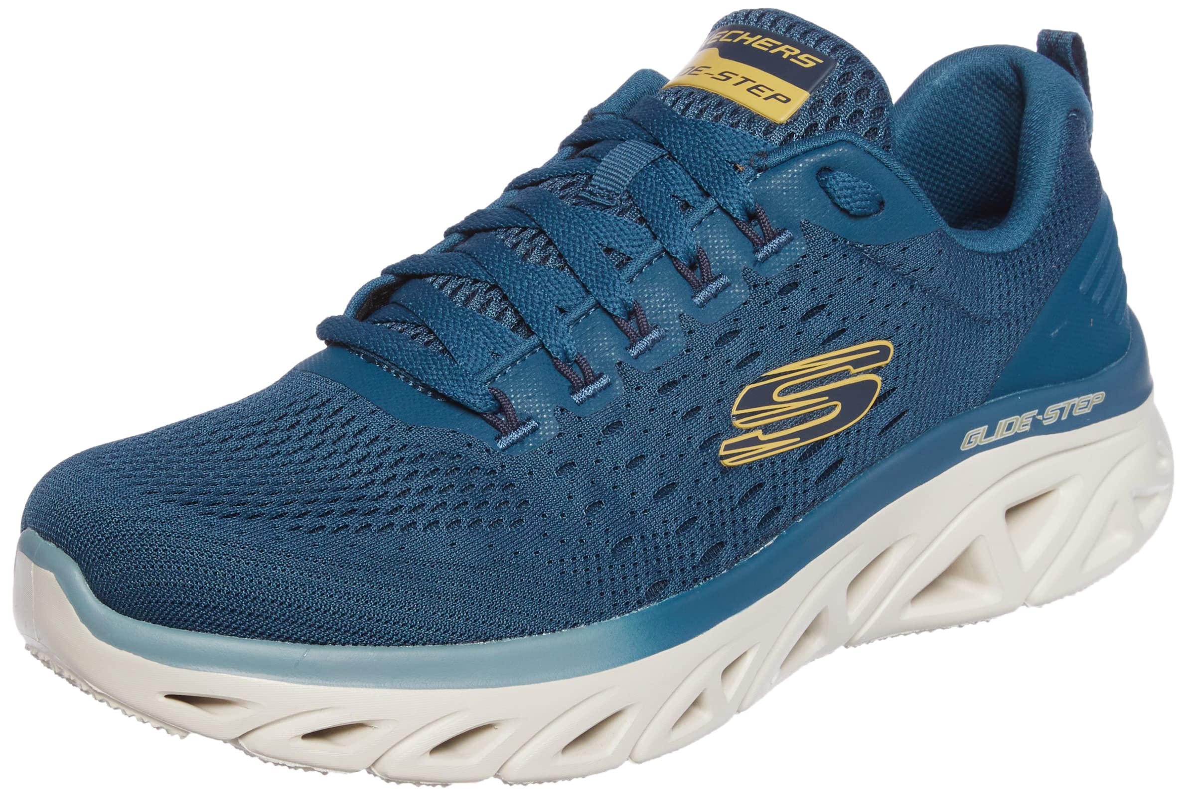 Skechers Mens Glide-Step Sport-New Appeal Teal Casual Shoe - 7 UK (232269) (B09RW2VM62) Amazon Price History, Amazon Price Tracker