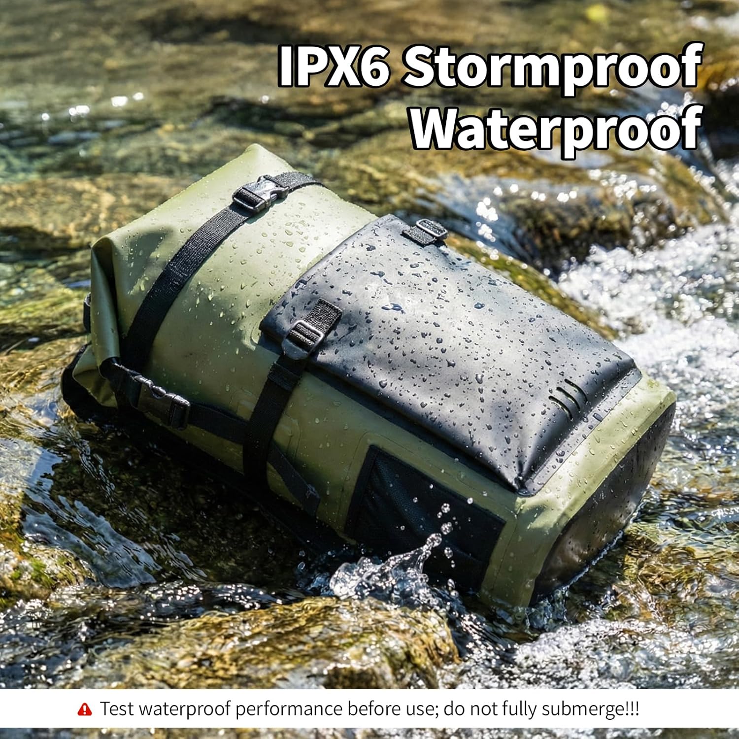 Waterproof Dry Bag,Heavy Duty Hiking Backpack Roll-Top Closure Bag for Kayaking, Hiking, Camping, Boating- Men/Women