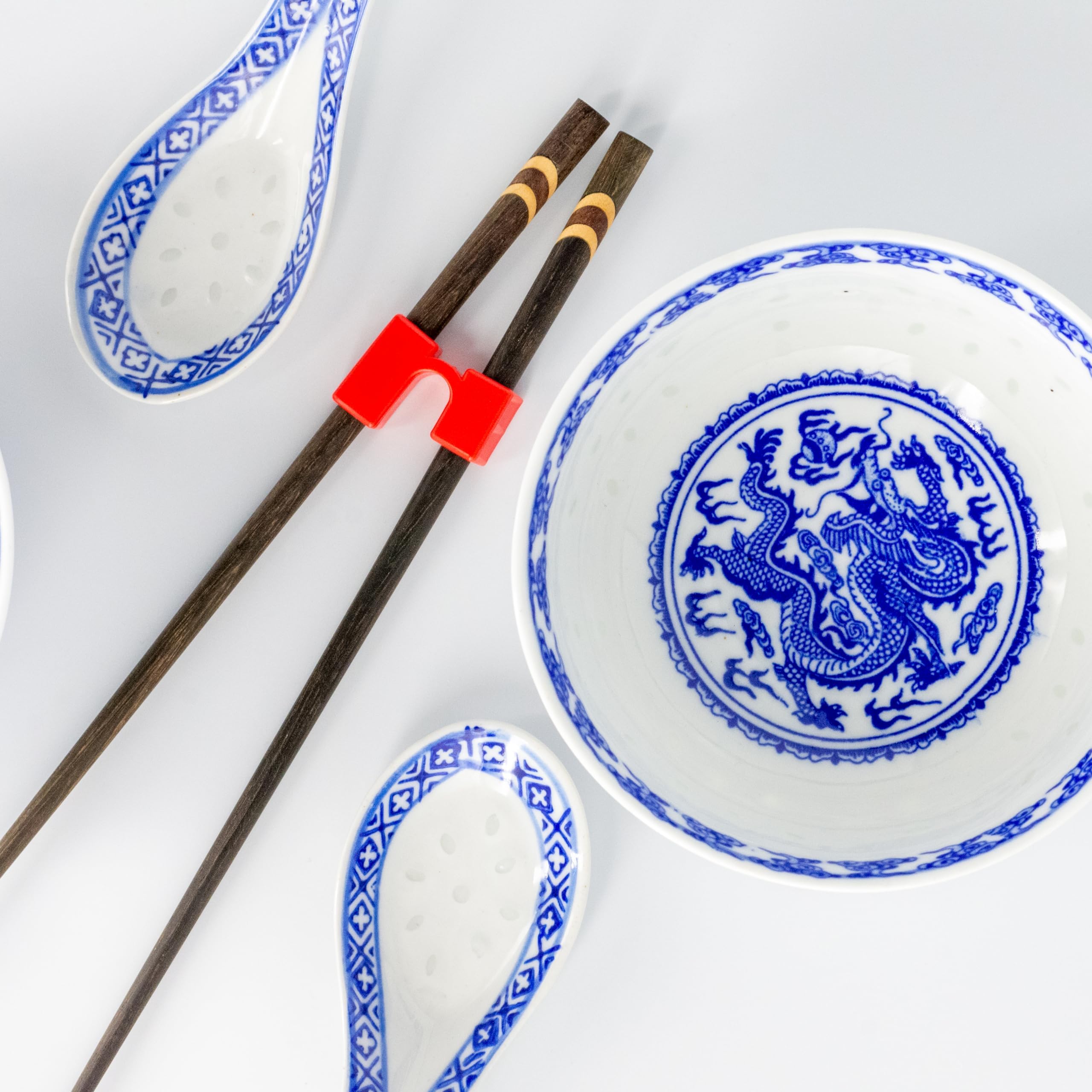 Aiuto Per Bacchette Riutilizzabili - 10 Pezzi Per Principianti, Adulti E Bambini - Foto 2