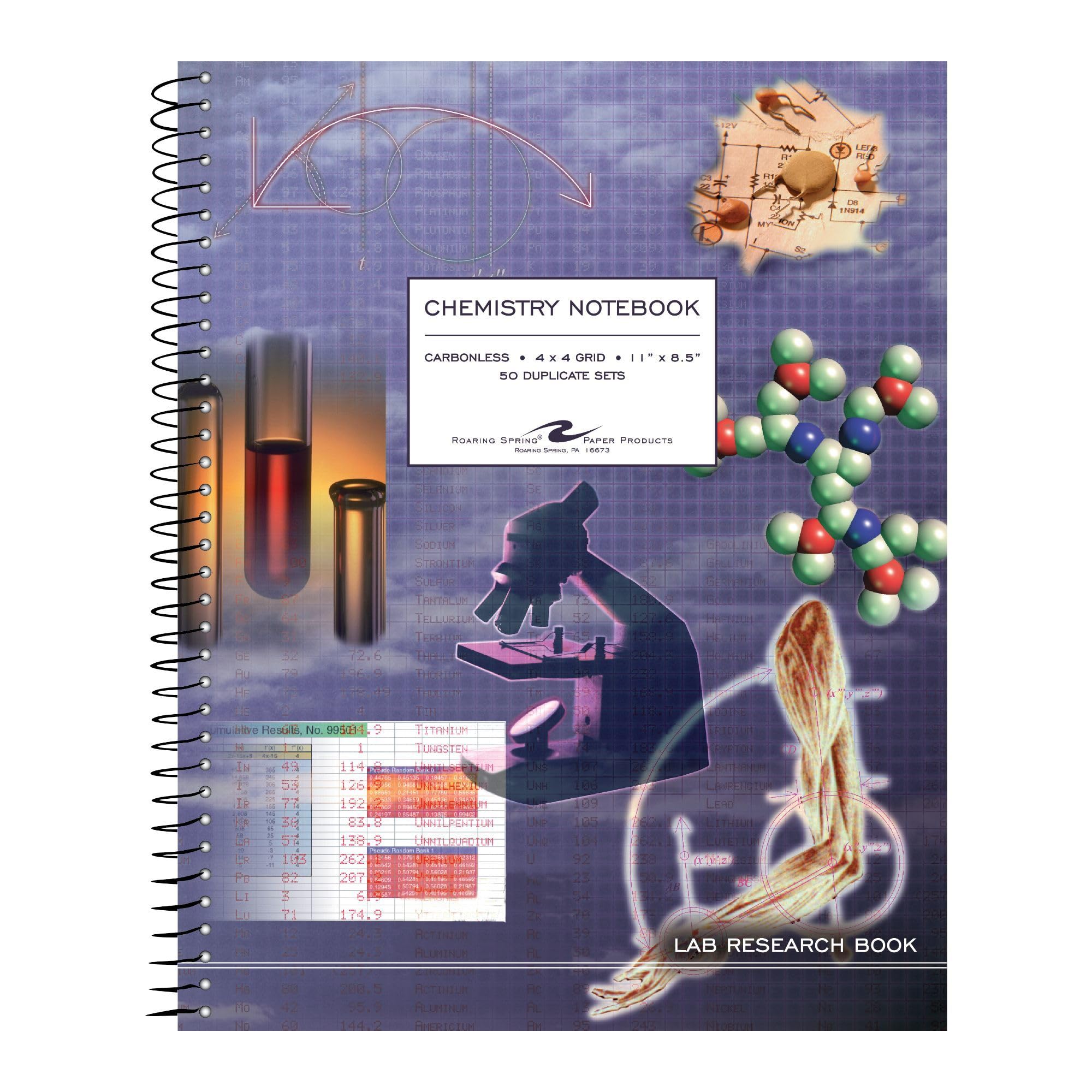 Ordinateur portable rugissant Printemps chimie 50 ensembles de notes - 8