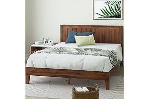 Zinus Vivek Deluxe King Bed Frame: Strength, Style, and Comfort