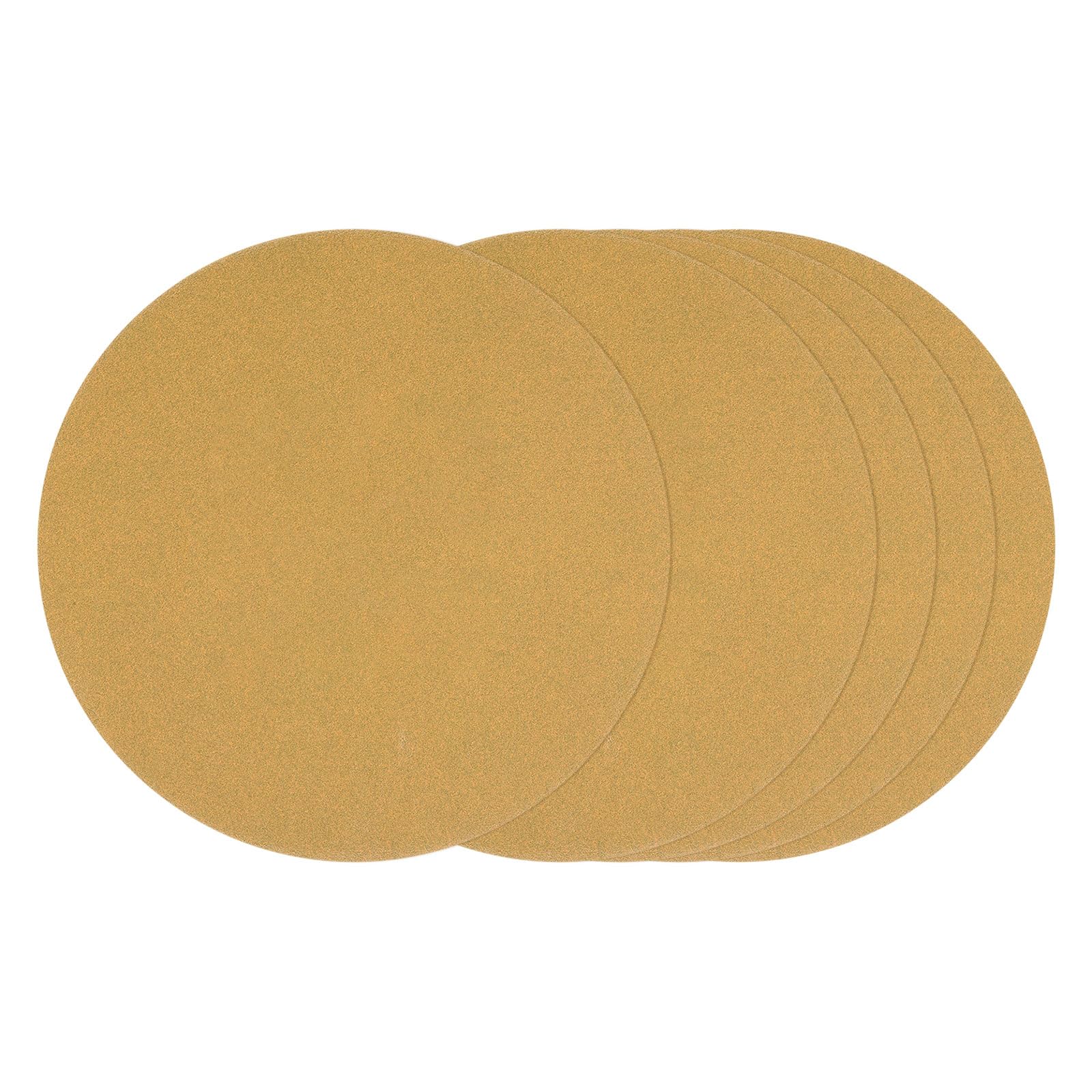 Kozelo 10 Pcs Sanding Discs 220 mm 120 Grit Hook and Loop Random Orbital Sandpapers Suitable for Drywall Sander Wood Metal Furniture, Yellow — image 1