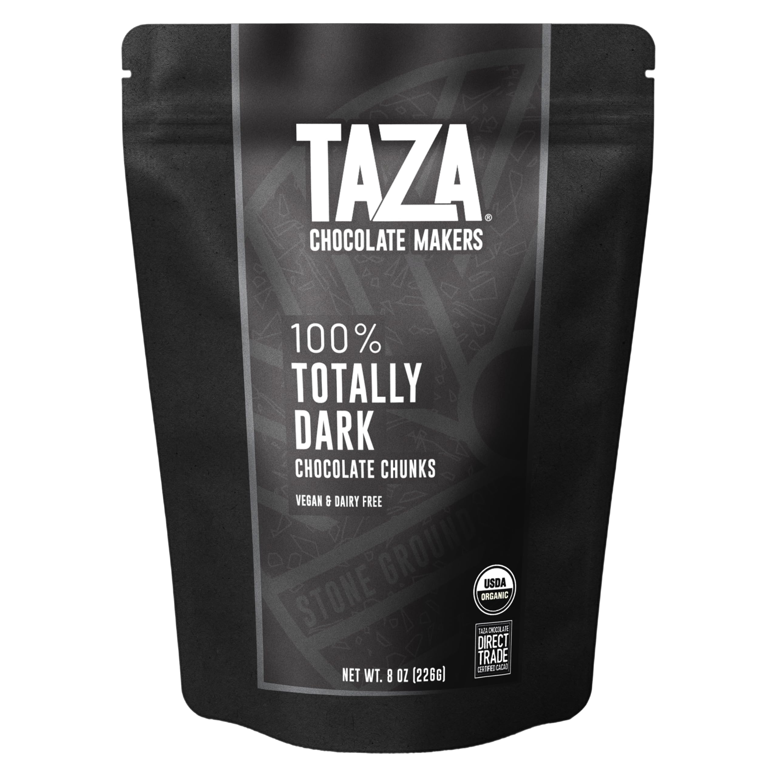 Amazon.com : Taza Chocolate Organic 100% Totally Dark Chocolate