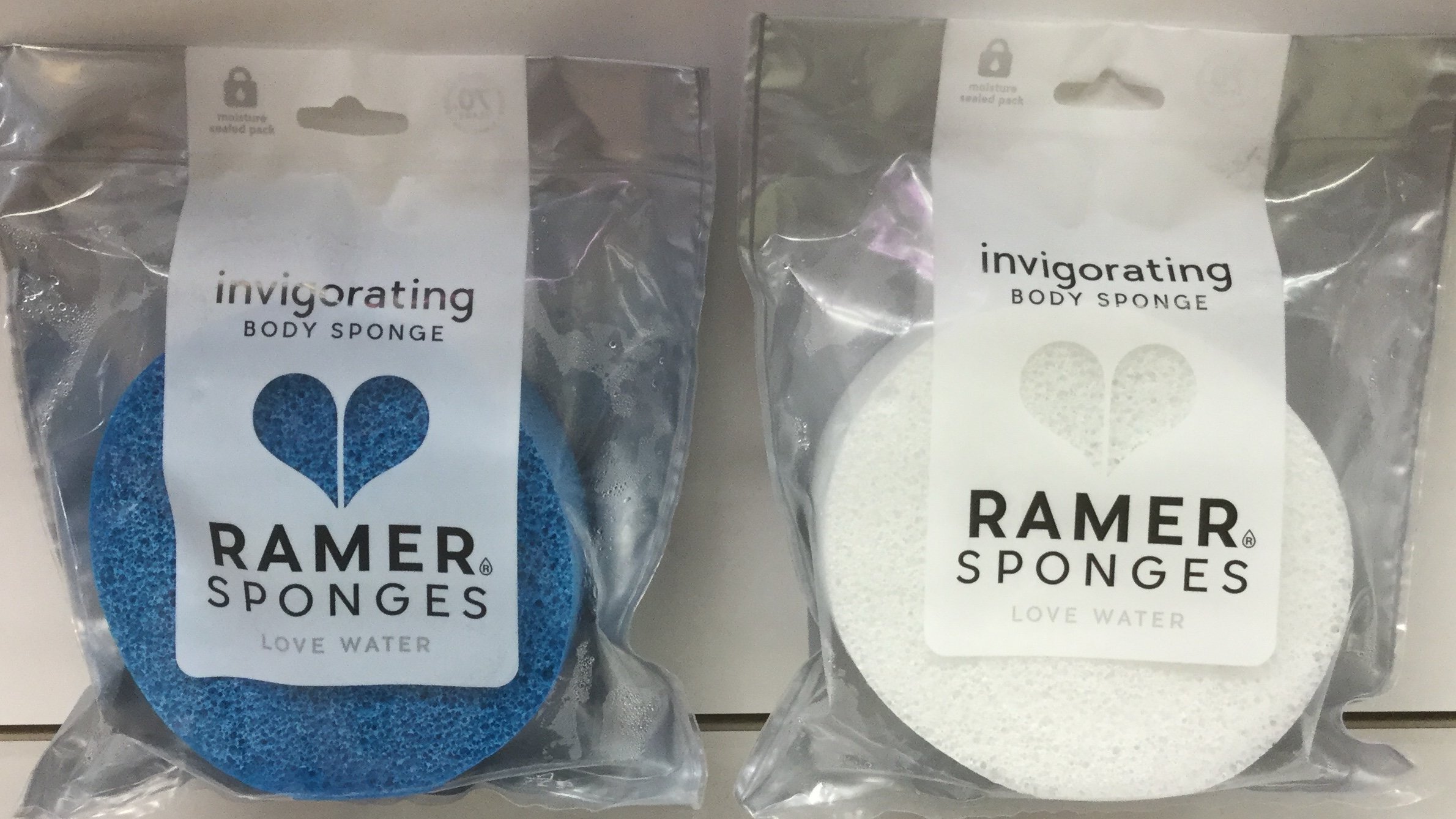 RAMERRamer Sponges Invigorating Body Sponge [Colours May Vary] [One Picked at Random]