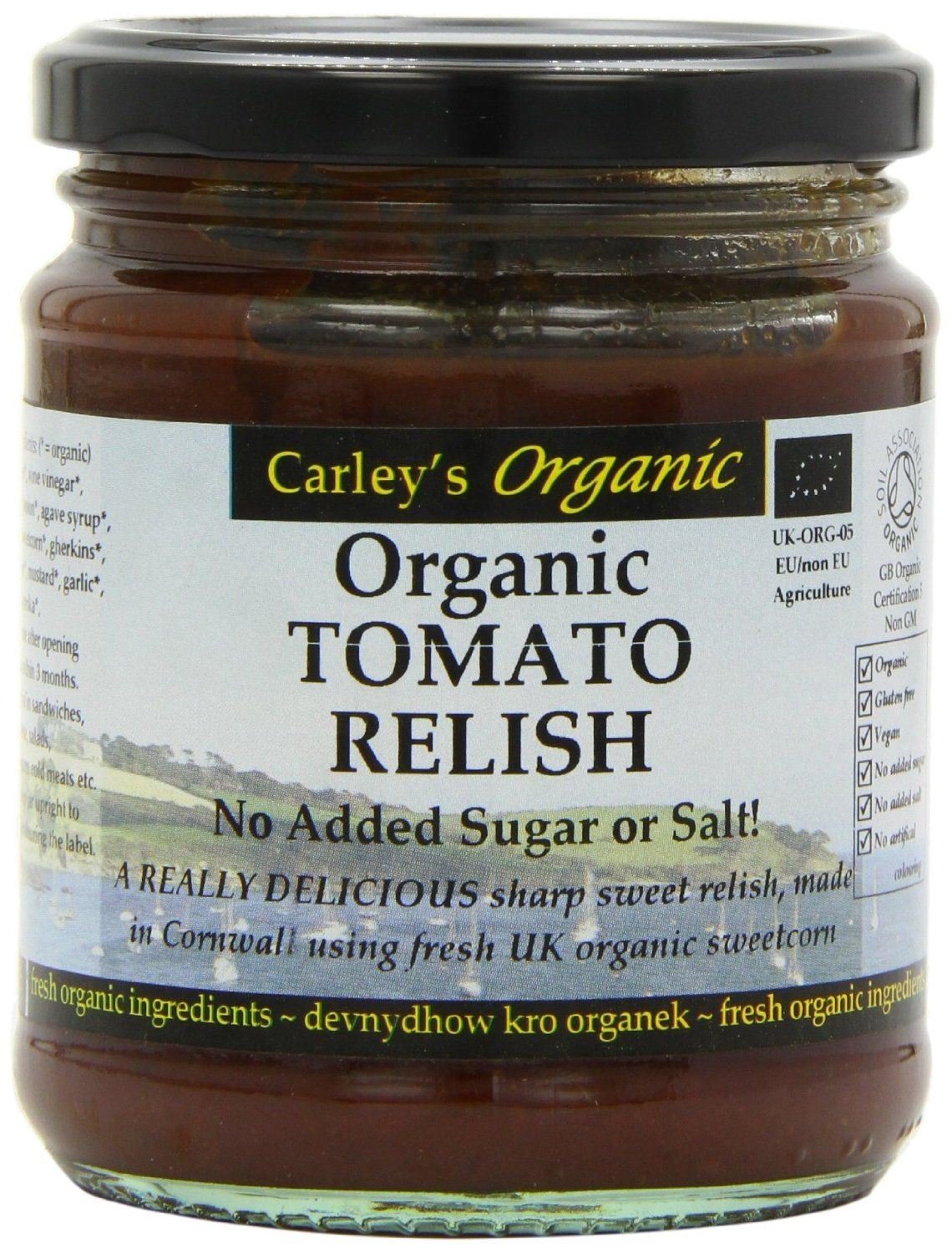 Carley's Organic Tomato Relish 300g (Case of 6)