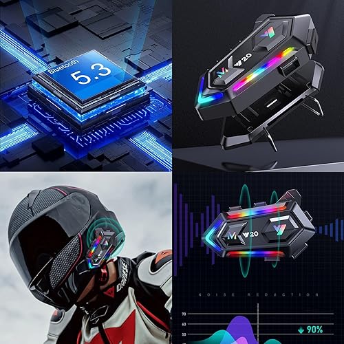 Miniatura 9 de Cascos Bluetooth de cara completa para motocicleta, cascos para motos aprobados por DOT, viseras antivaho abatibles, casco de motocicleta para