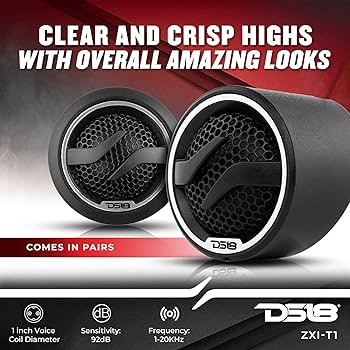 Amazon.com: DS18 ZXI-T1 1.7 Inches Pei Dome Car Audio Tweeter with