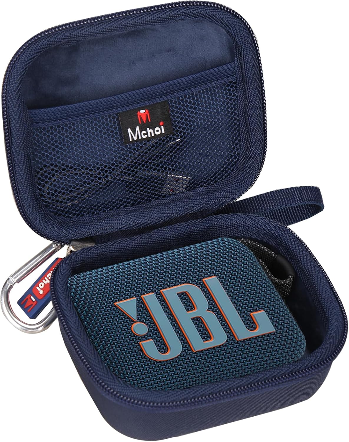 Mchoi Hard Storage Case for JBL Go 4 Go3 Go 3 Eco Waterproof Ultra Portable Bluetooth Speaker (Blue) - Image 2
