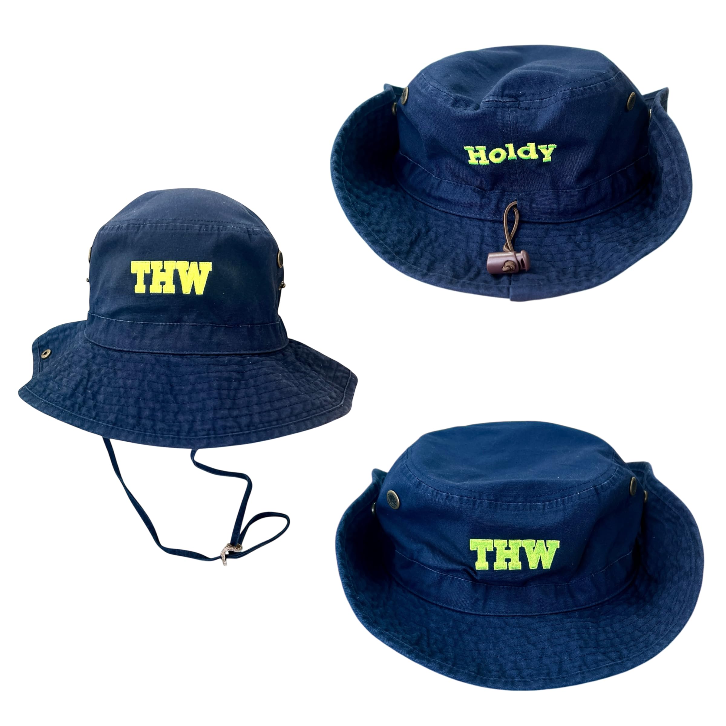 Generisch THW Tropenhut mit Stickerei – robuster Outdoor-Hut mit UV-Schutz - individuell personalisierbar