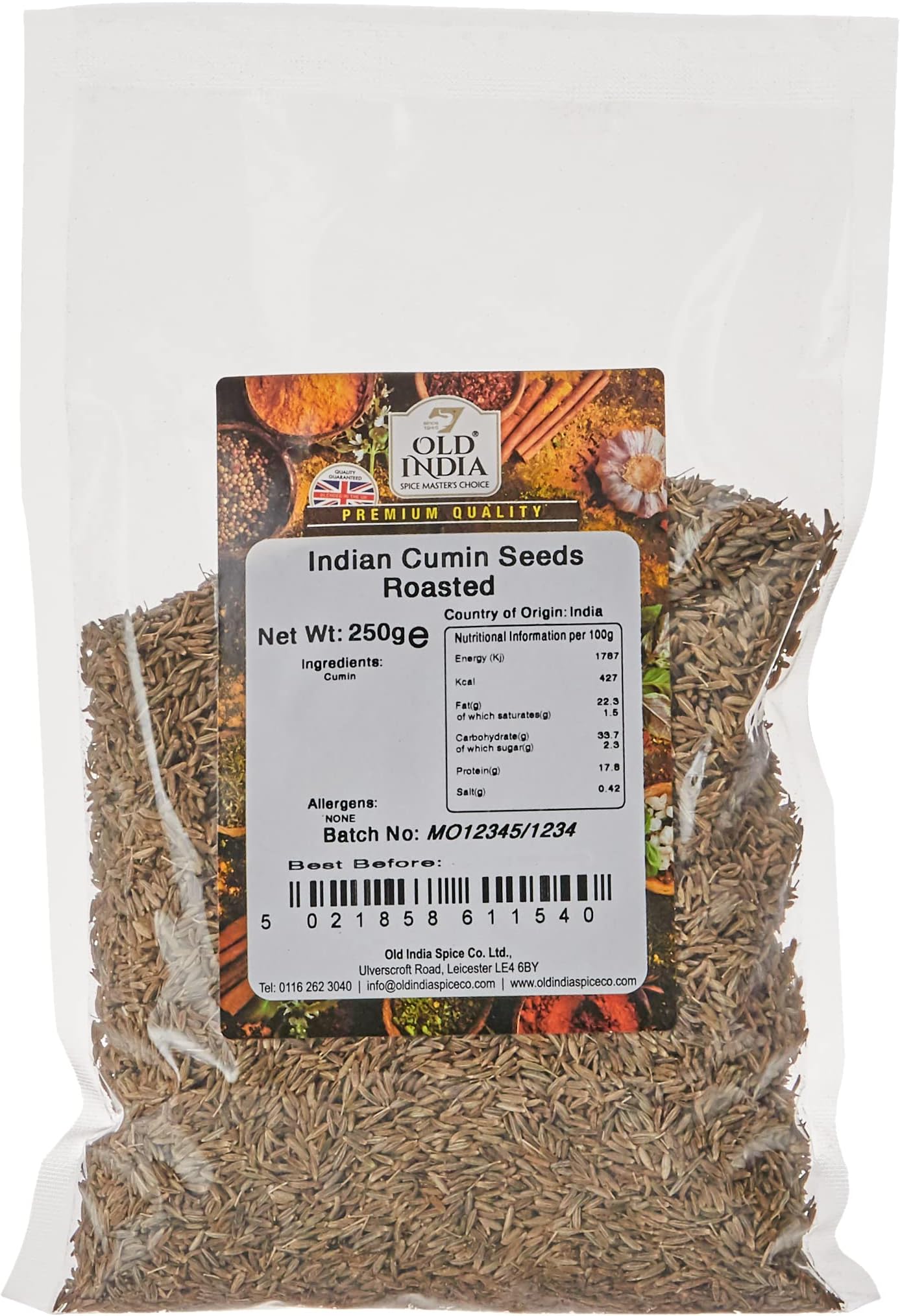 Indian Cumin Seeds Roasted 250g