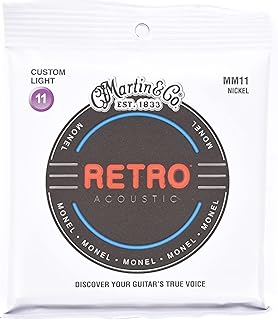 Retro Acoustic Guitar Strings - .011-.052 Custom Light (MM11)