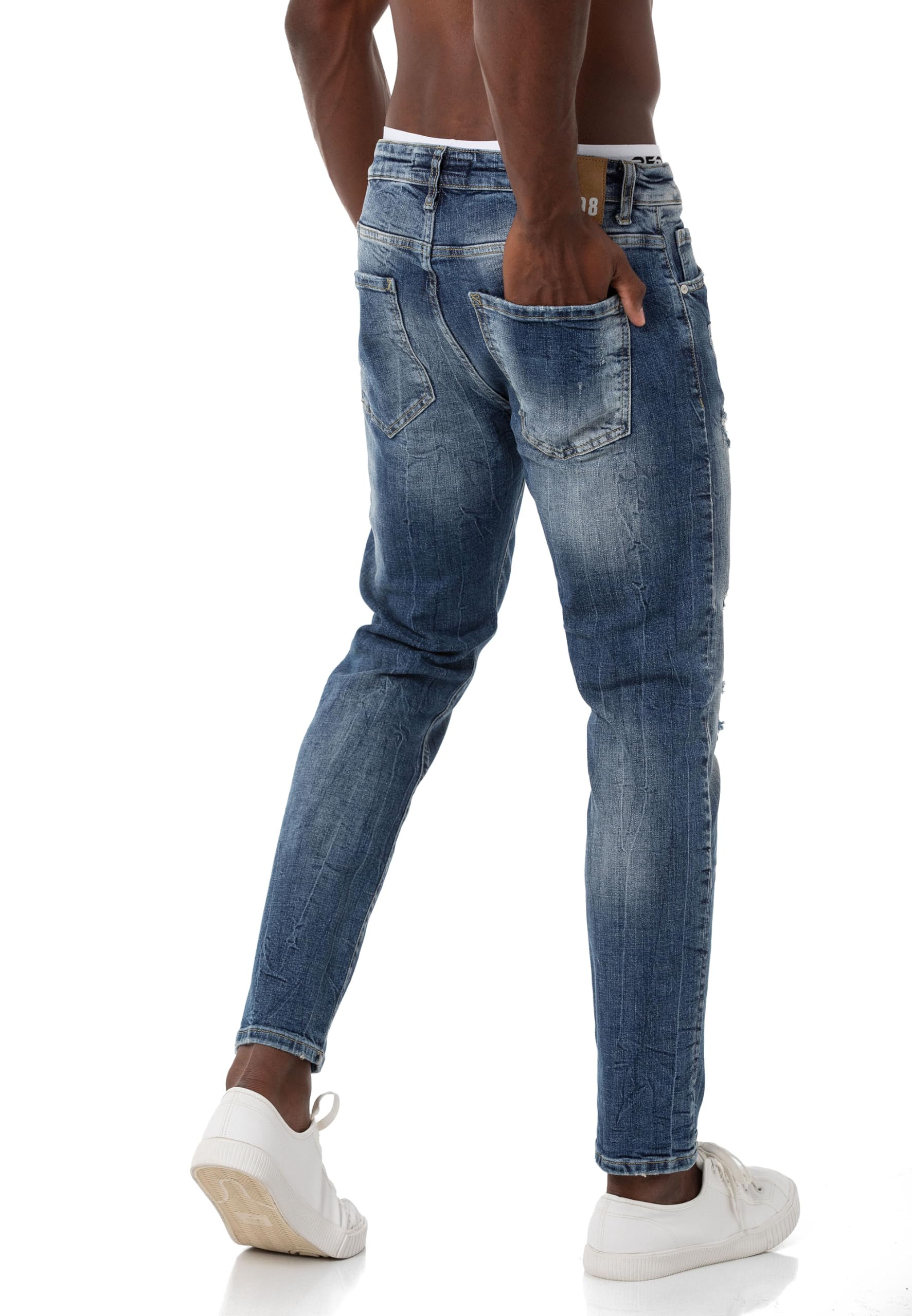 Red Bridge - Jeans da uomo, in denim