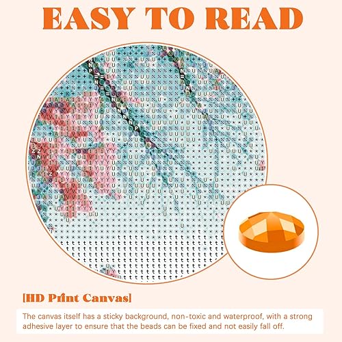 Miniatura 5 de Tontut Paquete de 10 kits de pintura de diamantes, pintura de diamantes de paisaje de playa para adultos, niños principiantes, pintura de paisaje de