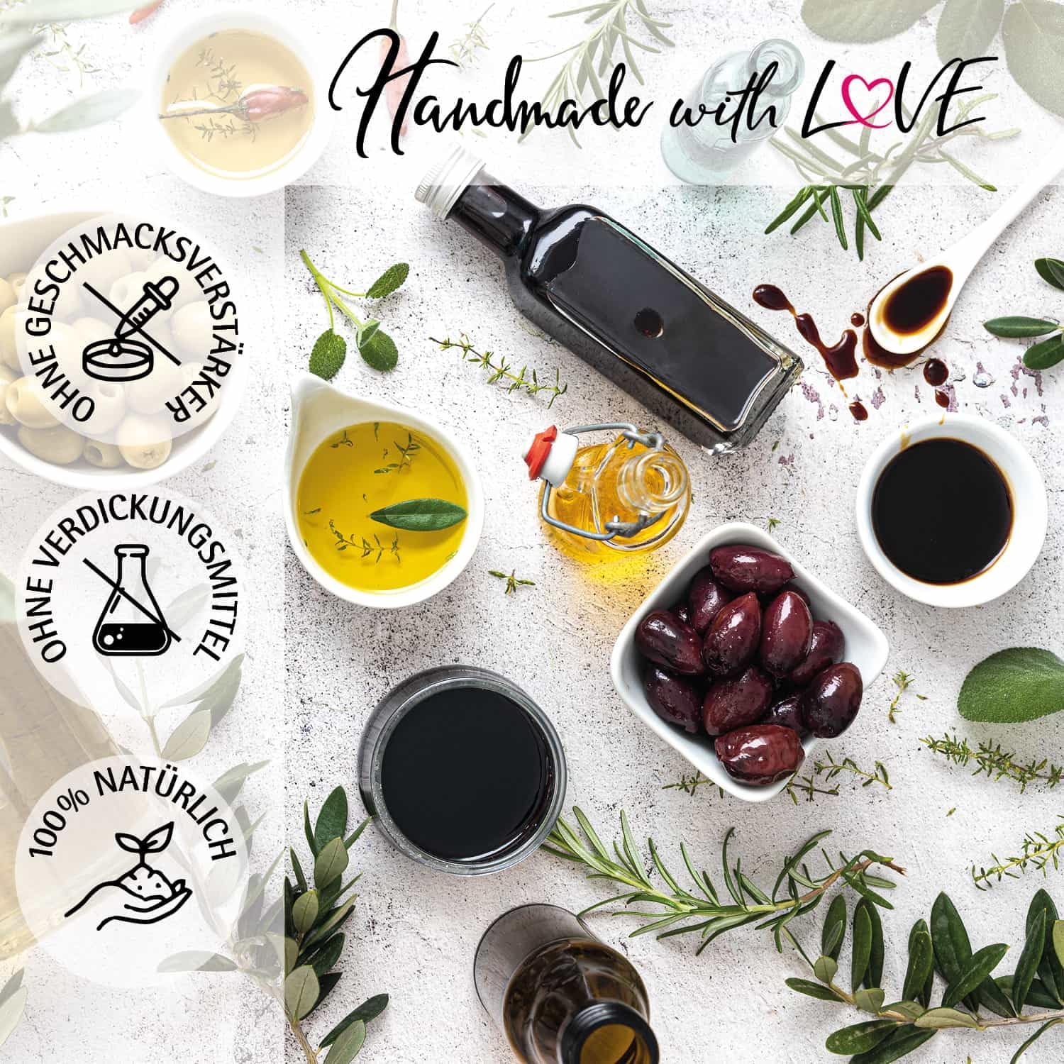 Hallingers Genuss Manufaktur Gourmet-Essig Geschenk - für Salate, Getränke & Speisen in wertiger Geschenkflasche "No. 5" 3% Säure Cranberry-Balsam, Geschenkidee für Frauen Männer