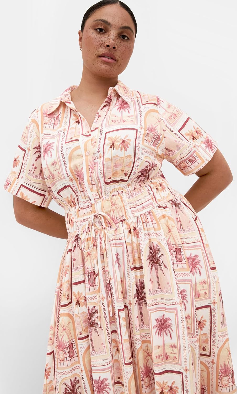 City Chic Plus Size Dress - Lana Soiree Print
