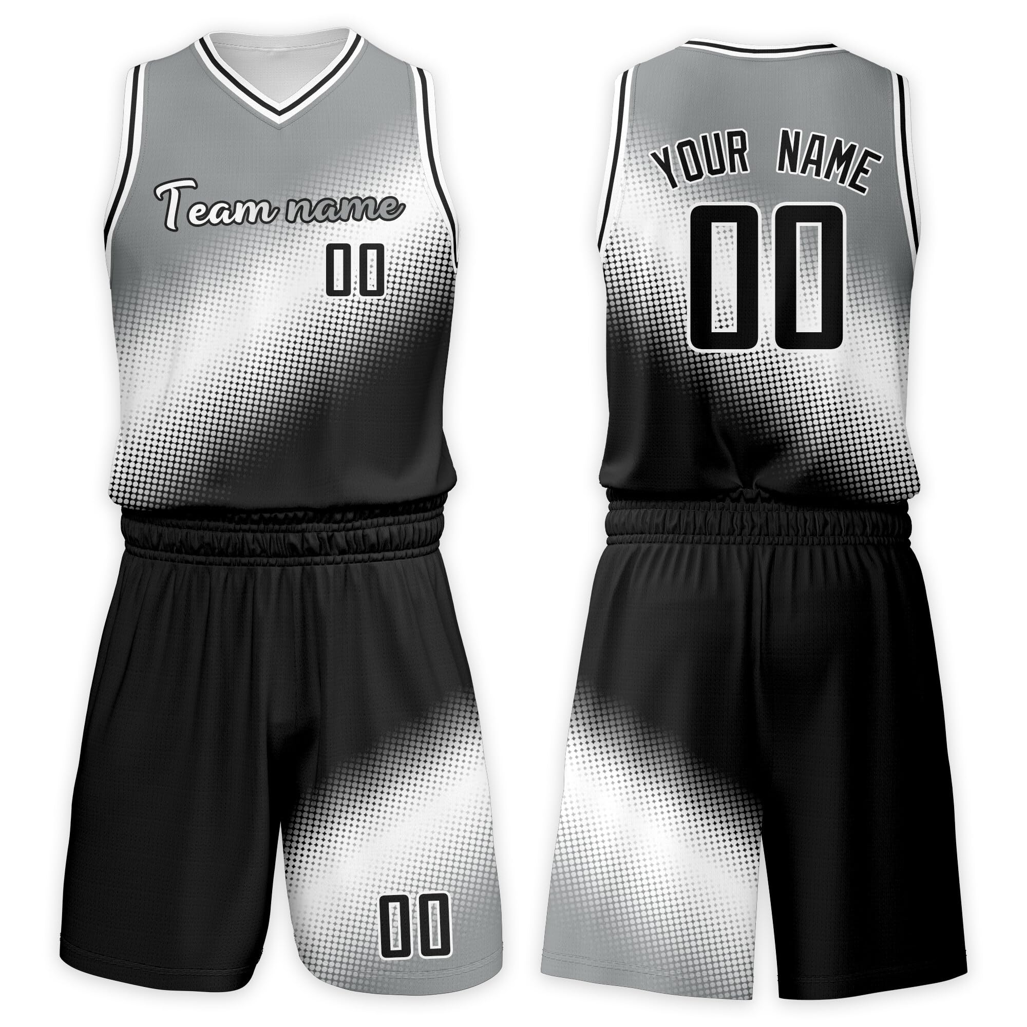Custom Basketball Jersey Suit Men Women Youth Kids Kit Personized Name Number Jersey/Shorts Uniform Boys Girls Fans Gift