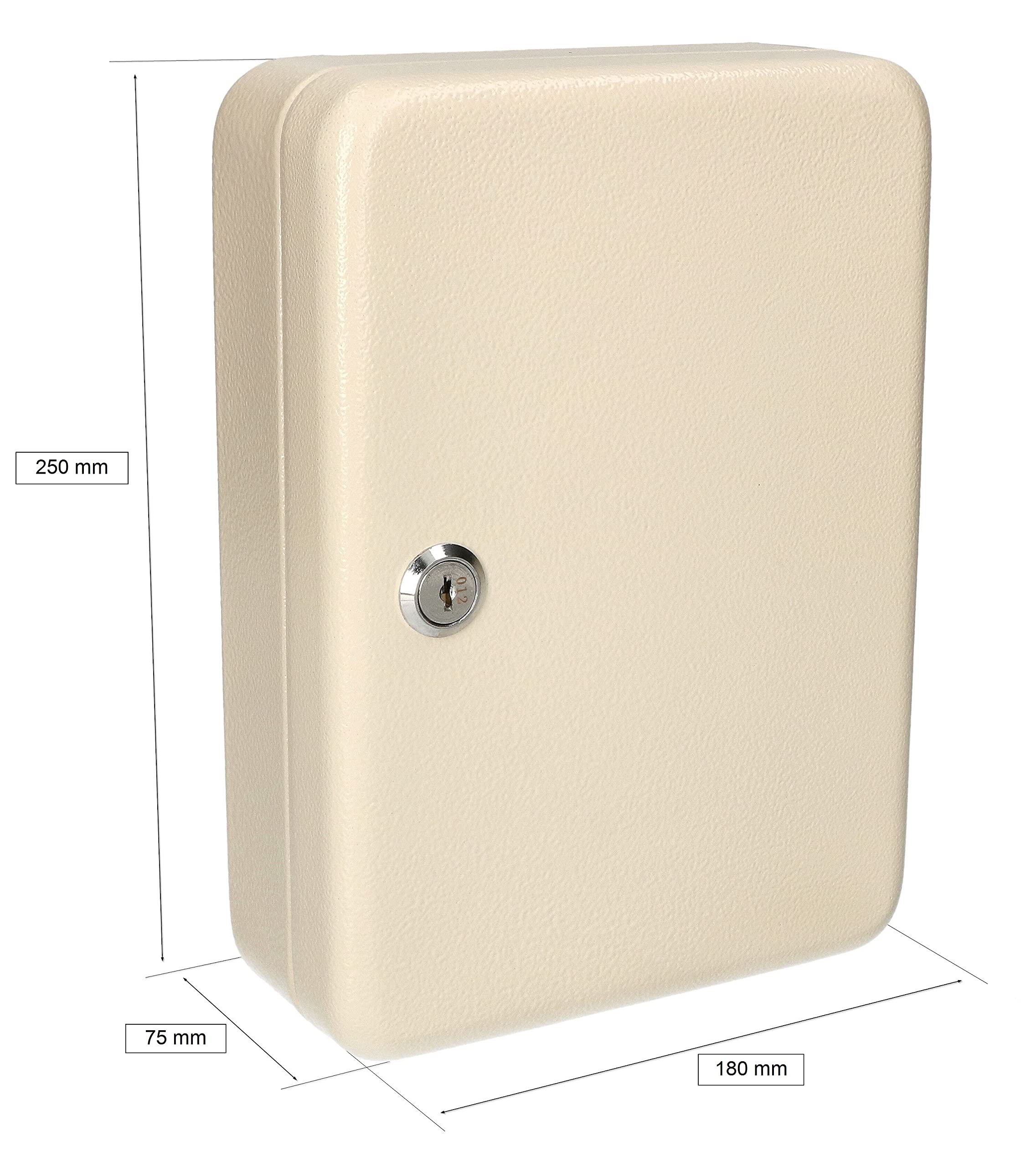 KOTARBAU® Armoire à clés murale 24 clés avec porte-clés Beige