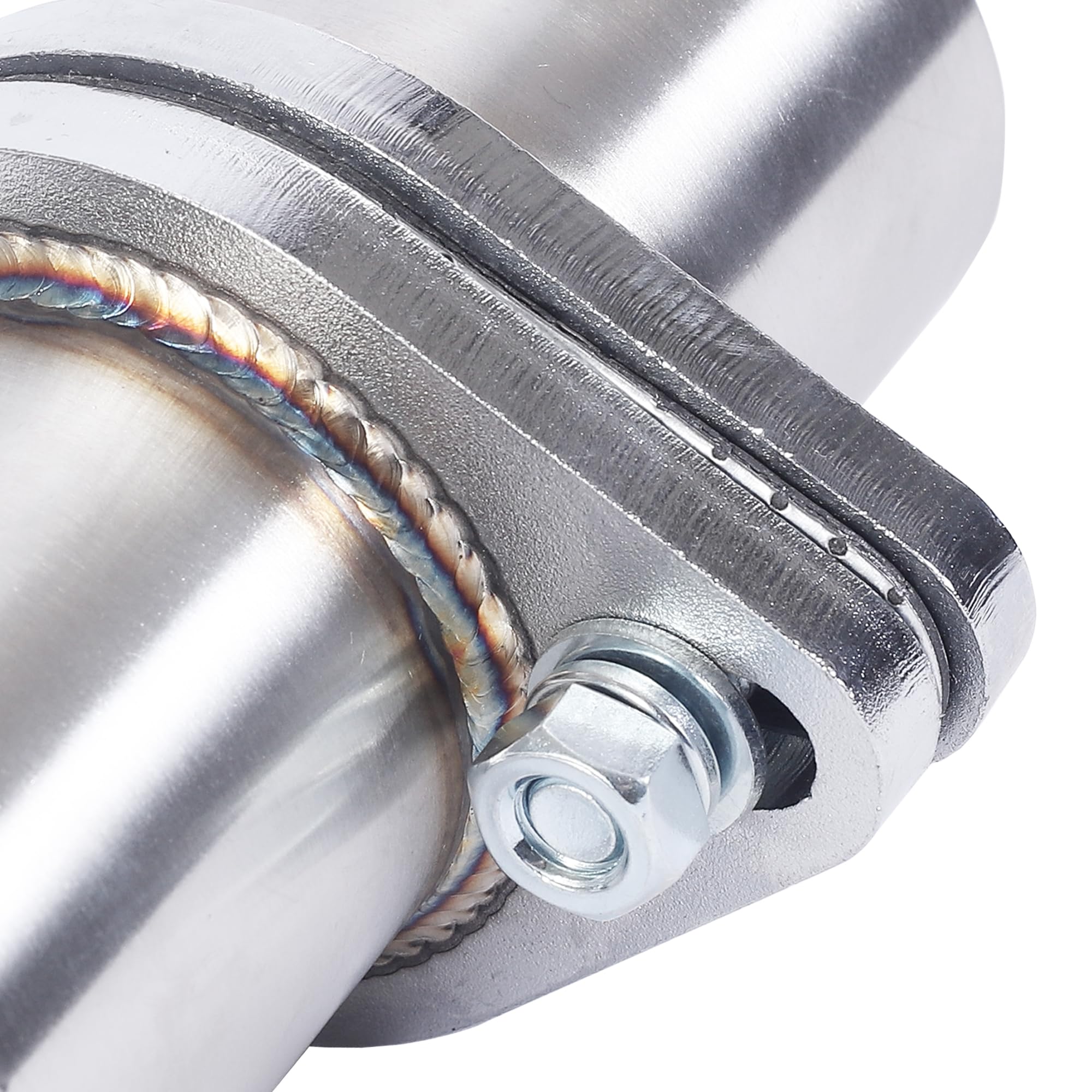 Brida De Escape De 2 Pernos En Acero Inoxidable 304 - 2.25" De Diámetro, Grosor 1/2", Universal