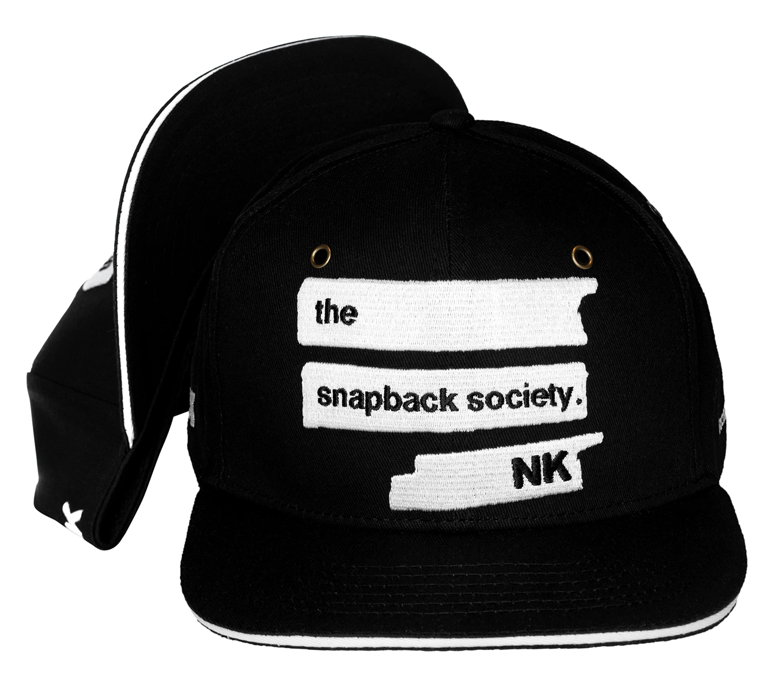 Nebelkind Snapback Cappello Classy Suede Nero – Regolabile Unisex, Streetwear Retro Di Alta Qualità
