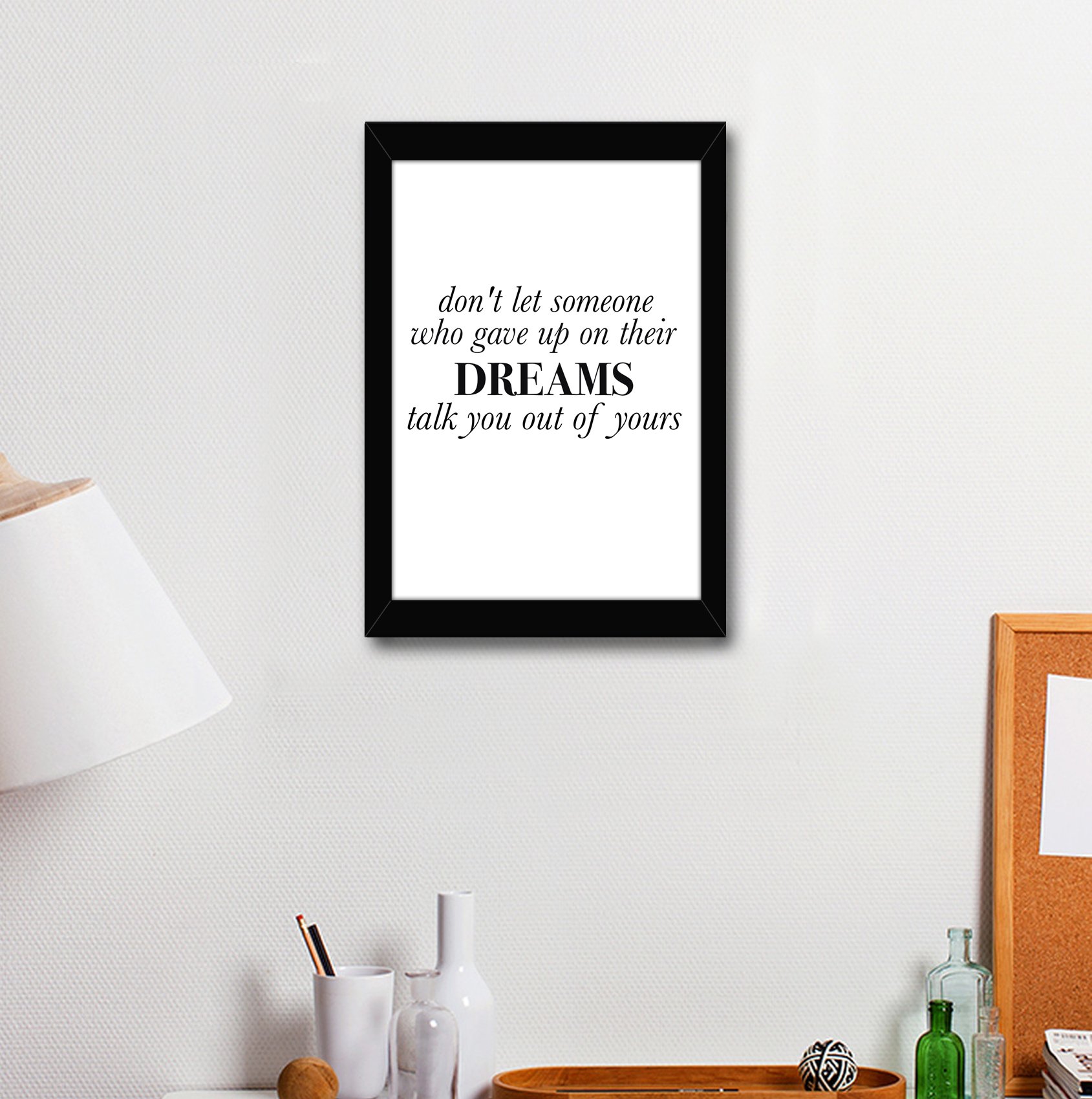 Buy TIED RIBBONS Motivational Wall Posters for Decoration with Frame