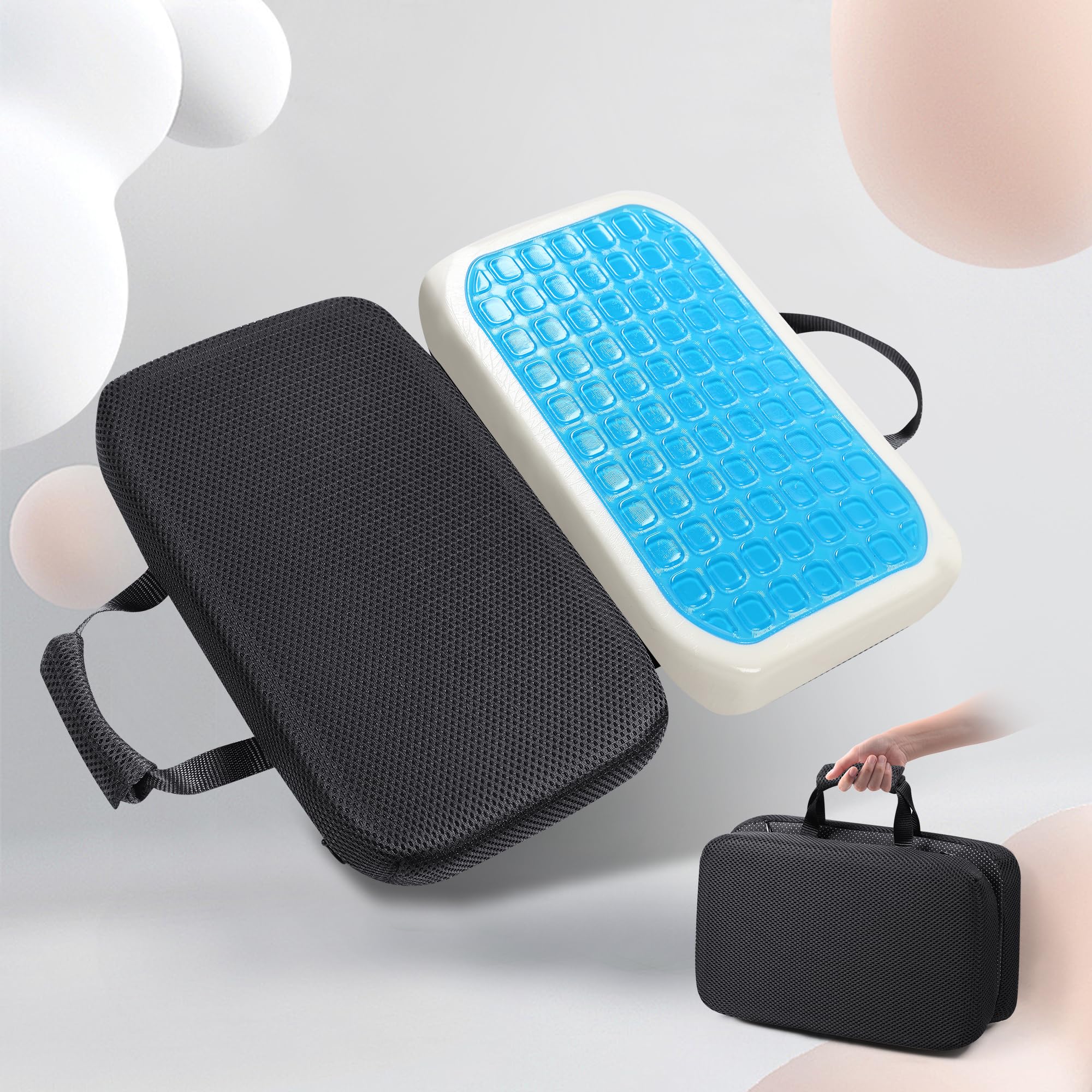 SCOMEE Gel Memory Foam Seat Cushion