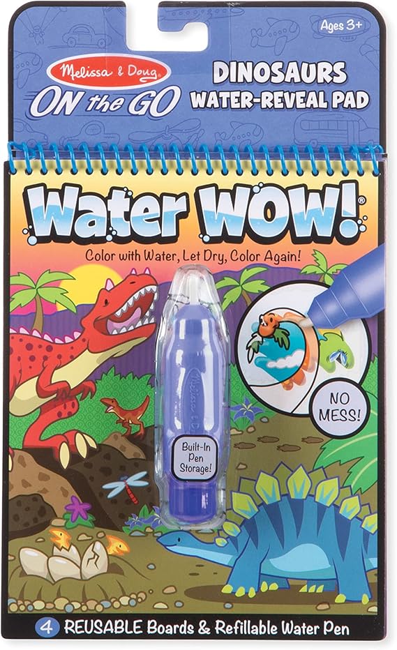 Melissa & Doug On The Go Water Wow! Reusable WaterReveal Activity Pad