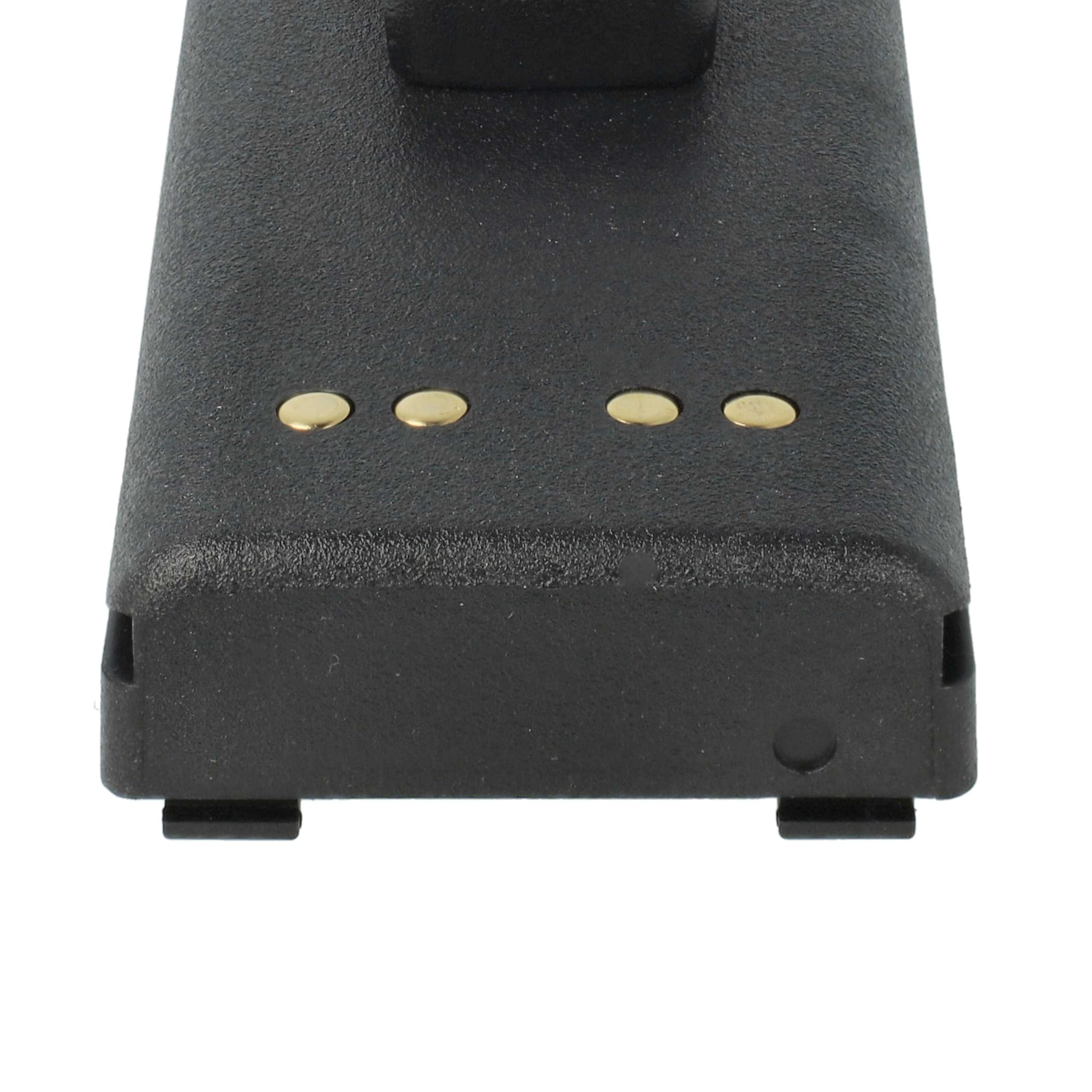 vhbw 2 x bateria zastępuje Motorola NTN7143B, NTN7143A, NTN7143 do radia (2300 mAh, 7,5 V, NiMH) + zacisk