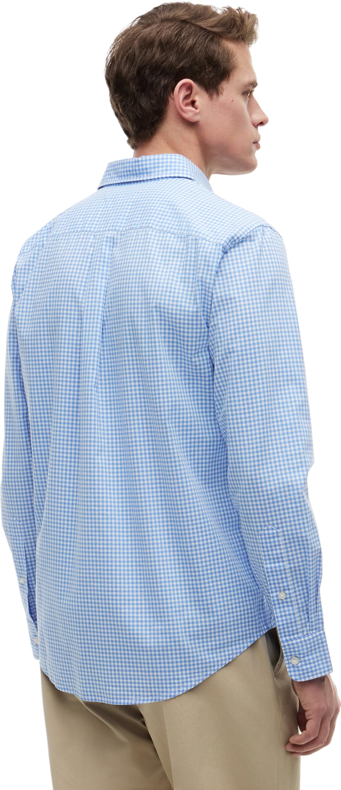 Tommy Hilfiger Flex Poplin Gingham Shirt Mw0mw43319 Camicia L/S Uomo (Pacco da 1)