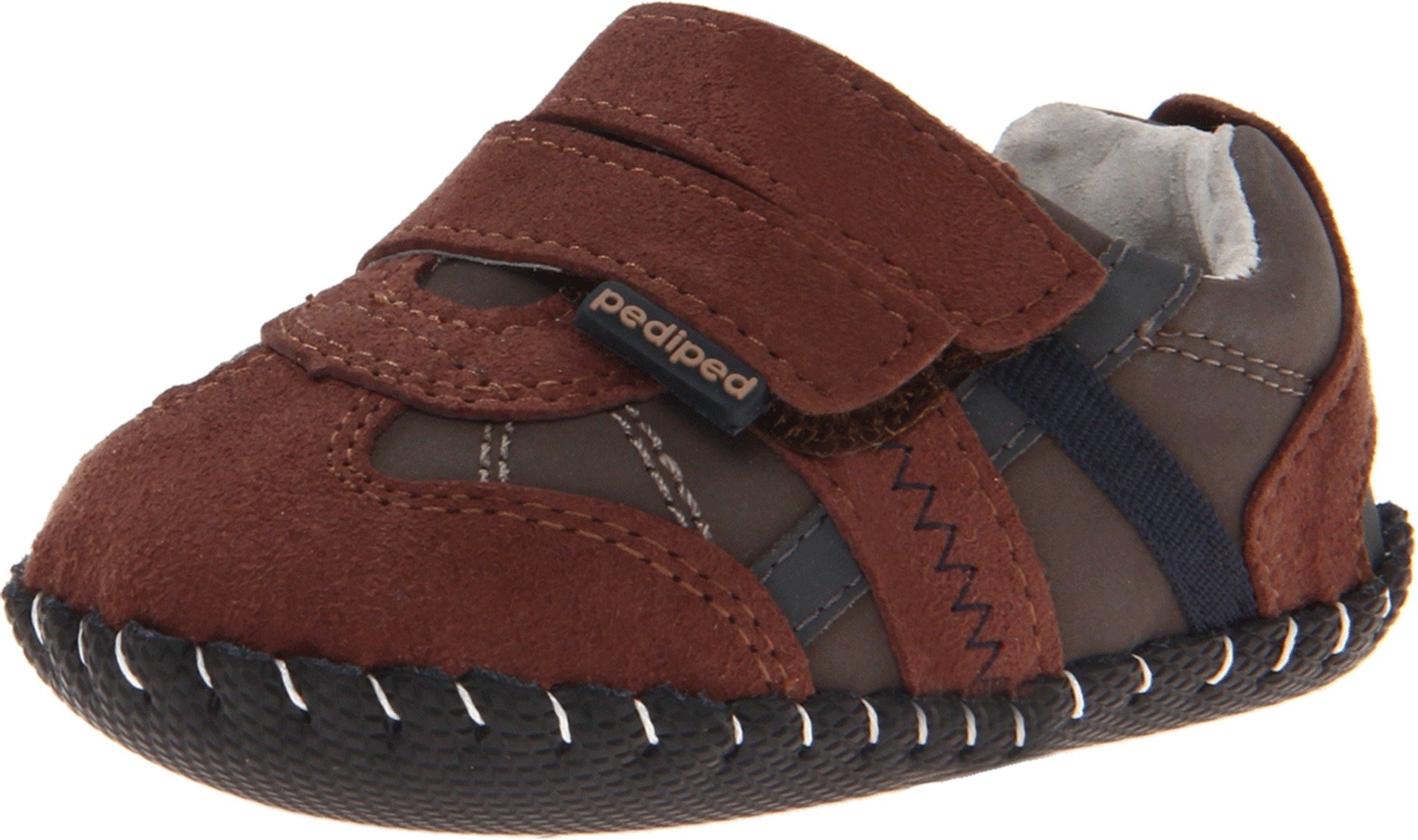 pediped Originals Gehrig Shoe (Infant/Toddler),Brown,X-Small (0-6 Months)E US Infant