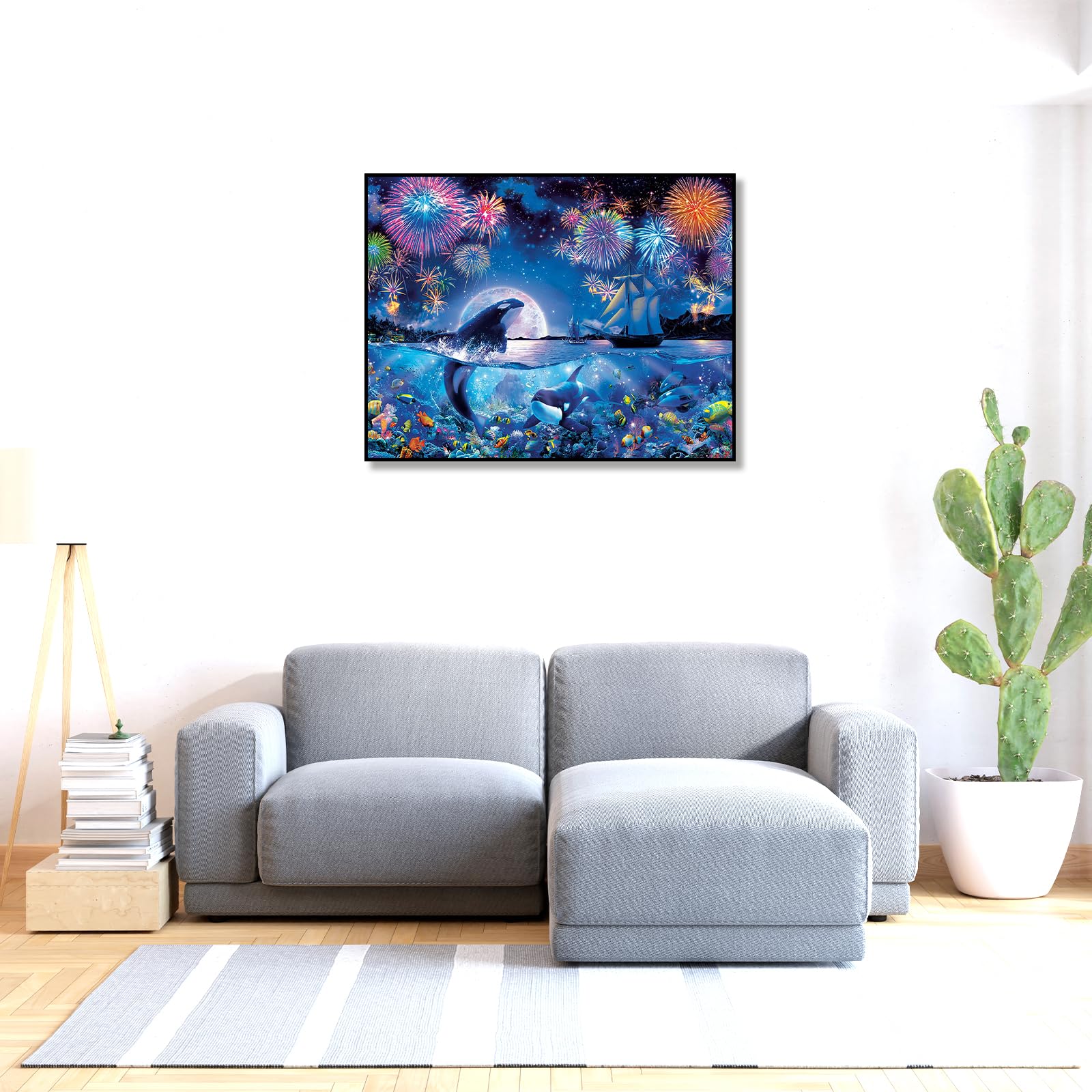 SHEGZHUC 50 x 40 cm Diamond Painting Pietre quadrate