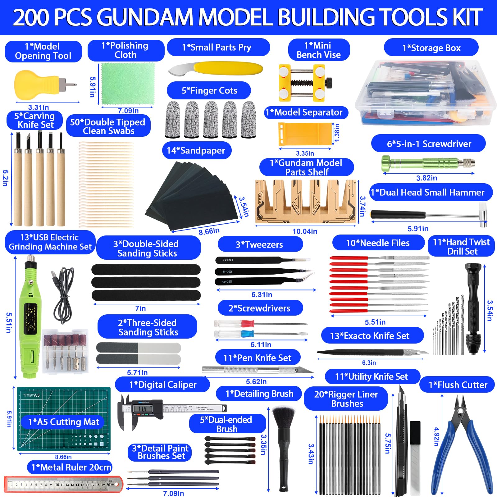 Amazon.co.jp: 200個 ガンダムツールキット プロ仕様 ガンダム用模型