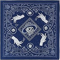 WHTEMOSS 100% Cotton Bandana - Extra Soft Breathable Scarf Handkerchief for Men Women, Versatile Headband Neckwear