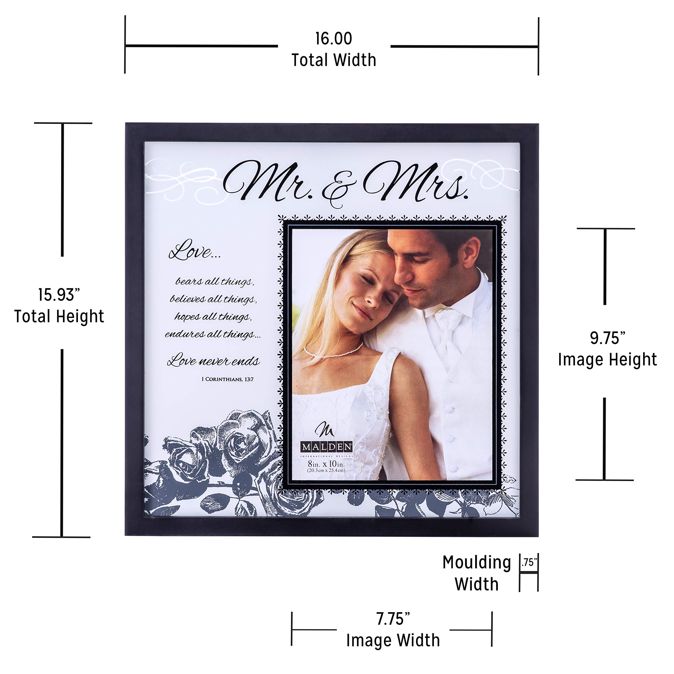 Malden Glass Gallery Float Frame - Black, 8 x 10 in - Fred Meyer