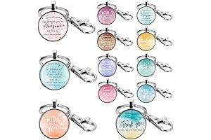 12 Bulk Thank You Keychain Gifts for Employees